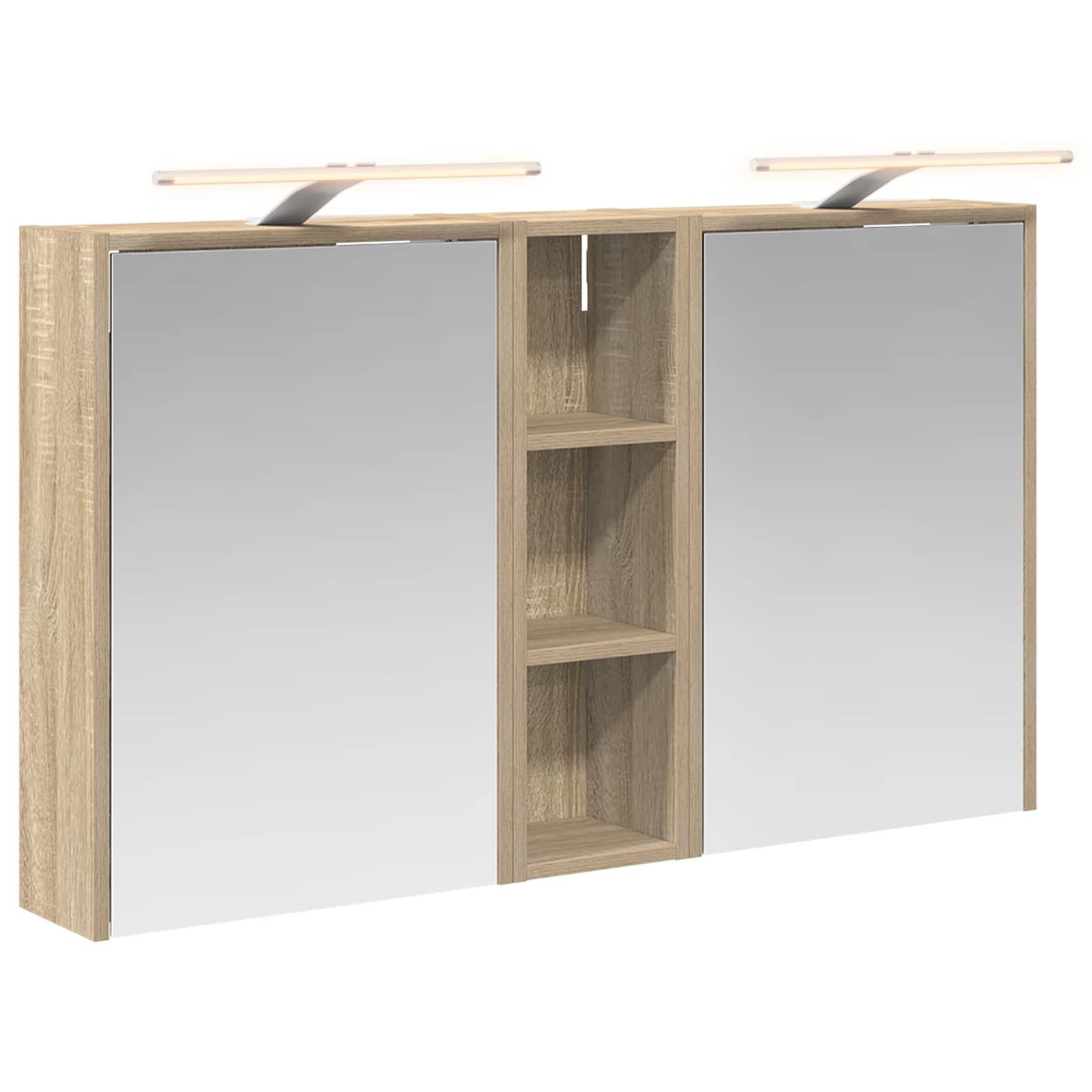 Set ormarića za kupaonicu 3 pcs 106 x 16 x 62,5 cm