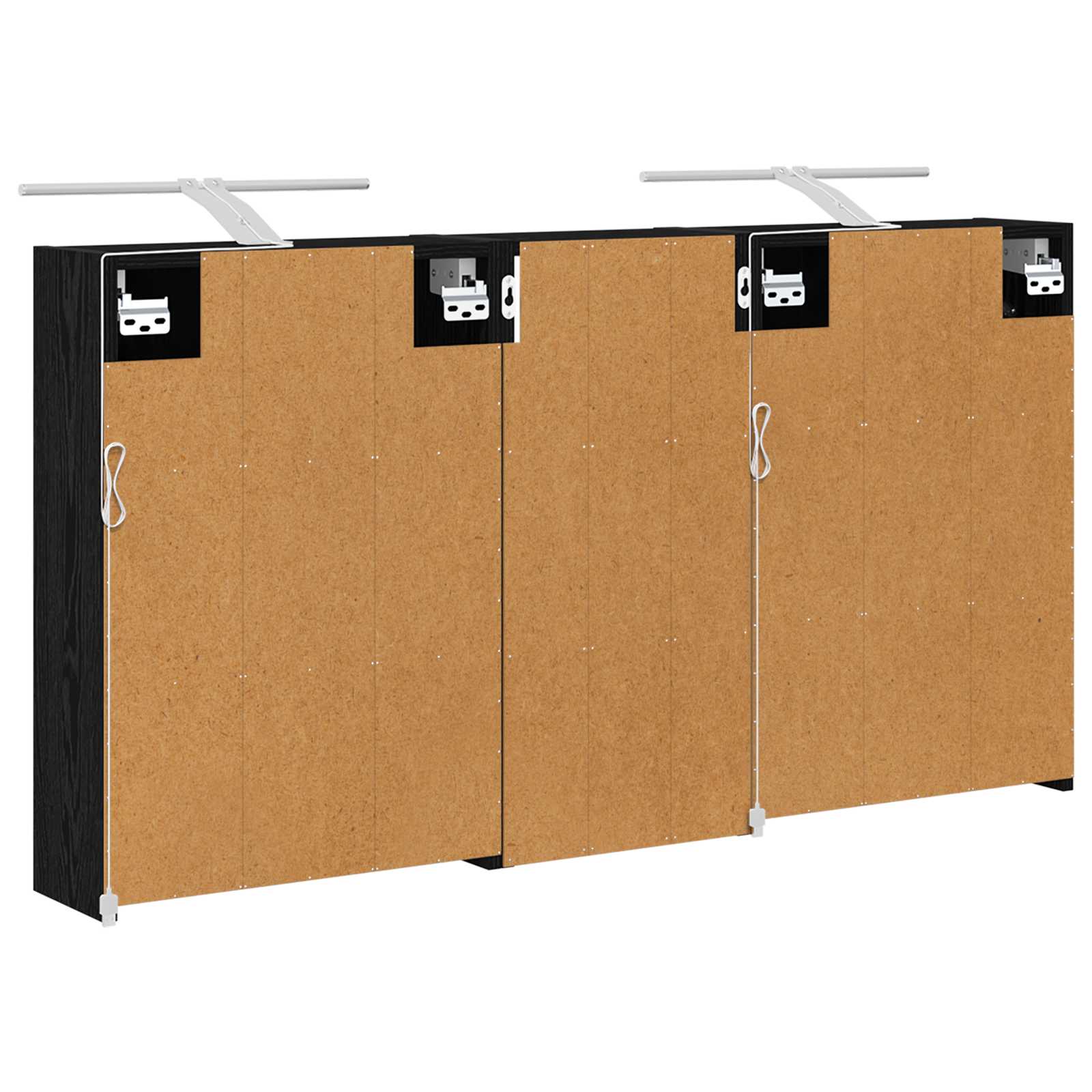 Set ormarića za kupaonicu 3 pcs 116 x 16 x 62,5 cm
