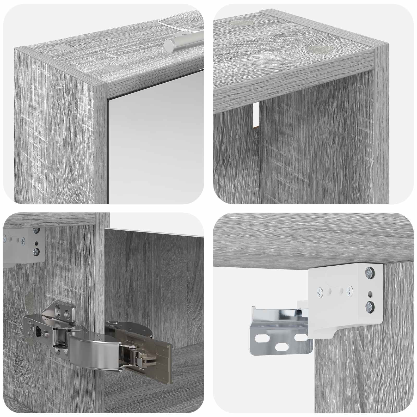 Set ormarića za kupaonicu 3 pcs 116 x 16 x 62,5 cm