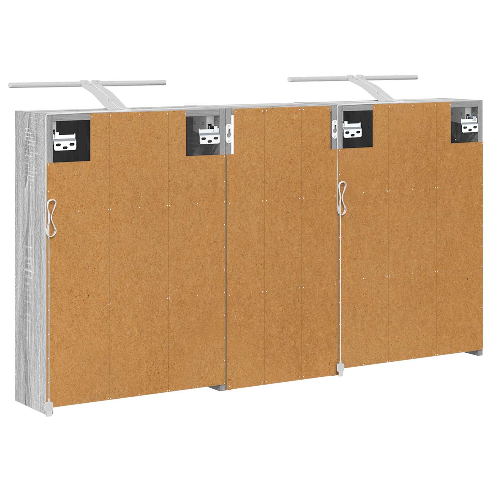 Set ormarića za kupaonicu 3 pcs 116 x 16 x 62,5 cm