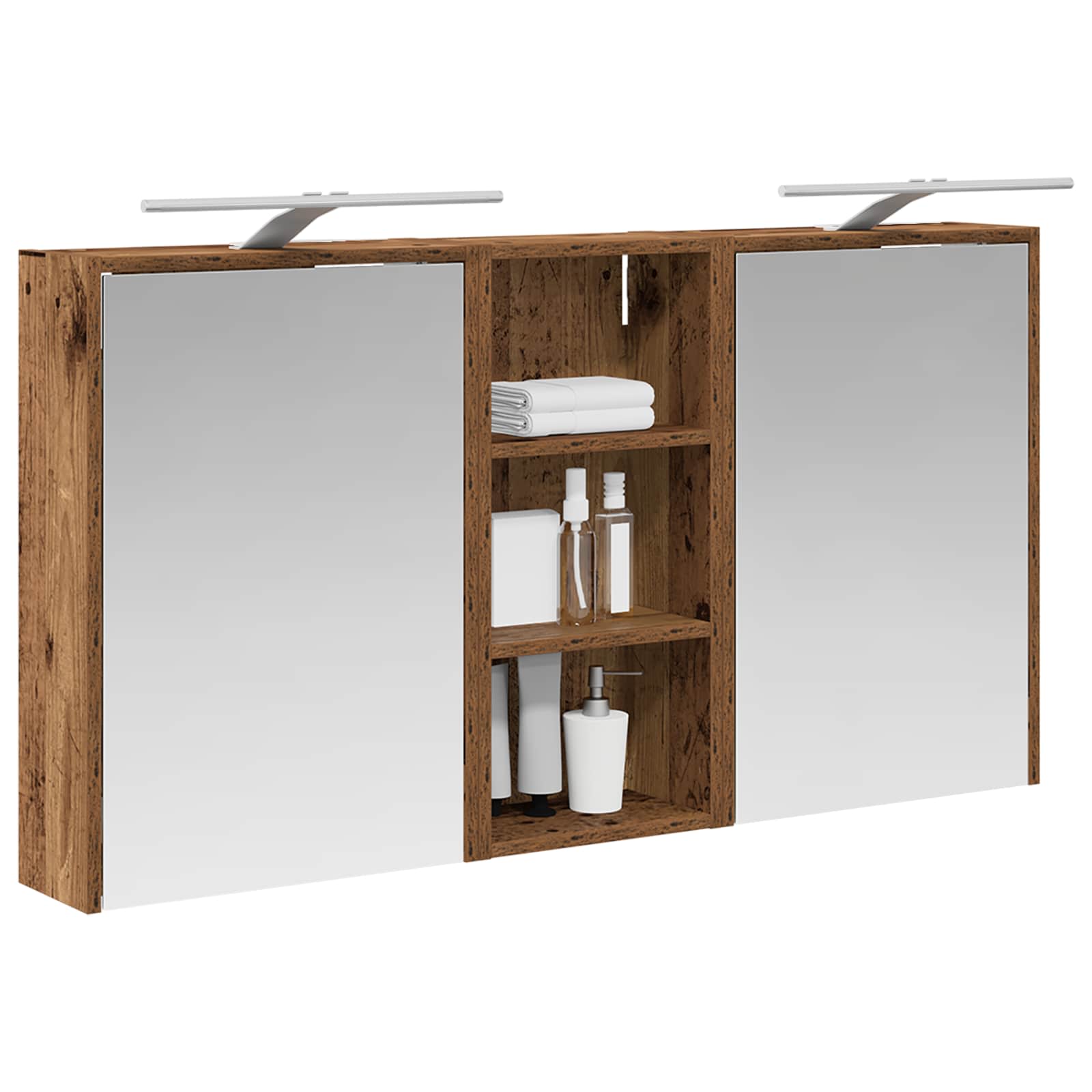 Set ormarića za kupaonicu 3 pcs 116 x 16 x 62,5 cm