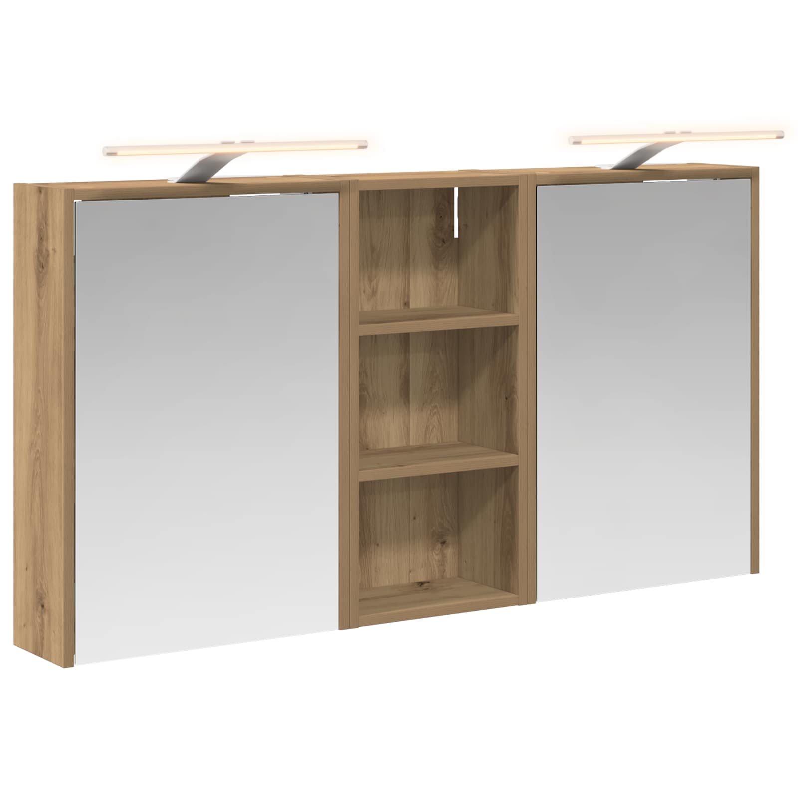 Set ormarića za kupaonicu 3 pcs 116 x 16 x 62,5 cm