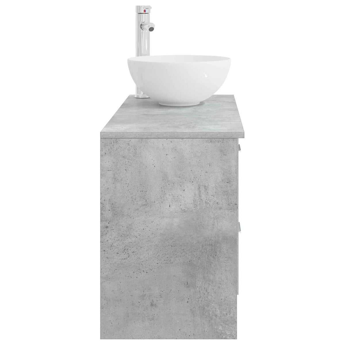 Set namještaja za kupaonicu 2 kom. Betonska siva 49,5 x 41 x 80 cm