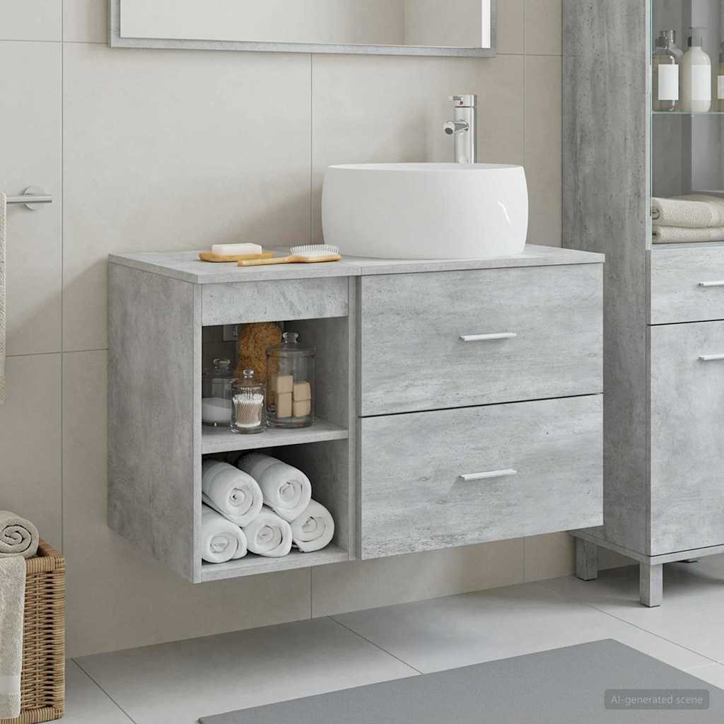 Set namještaja za kupaonicu 2 pcs Betonska siva