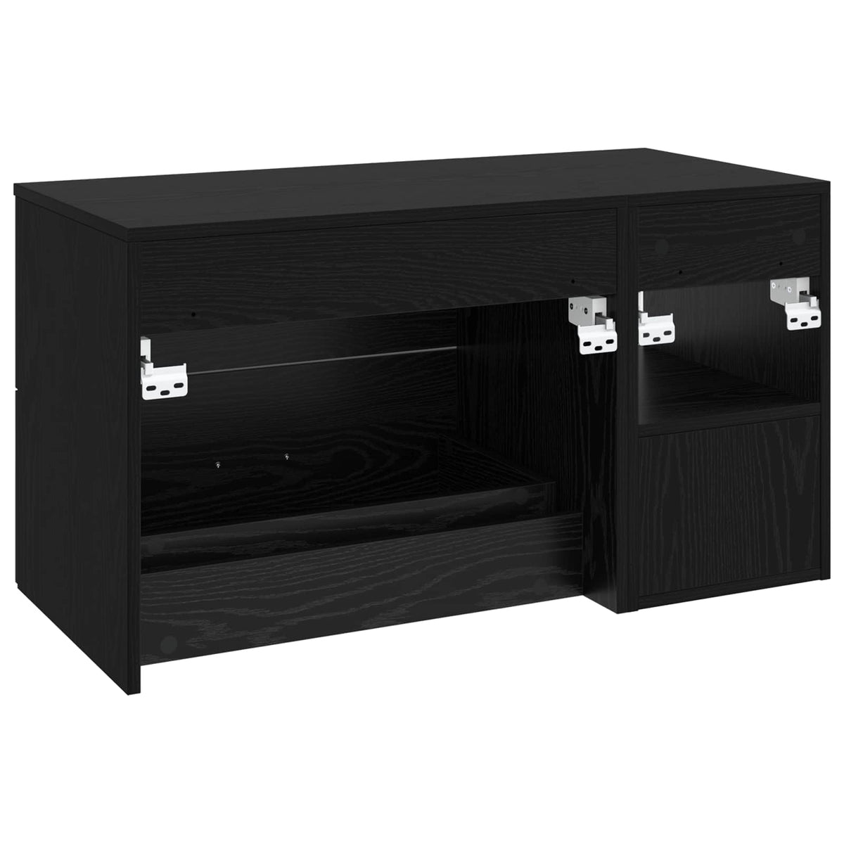 Set namještaja za kupaonicu 2 kom. Crni hrast Konstruirano drvo Crna 62,5 x 44,5 x 50 cm