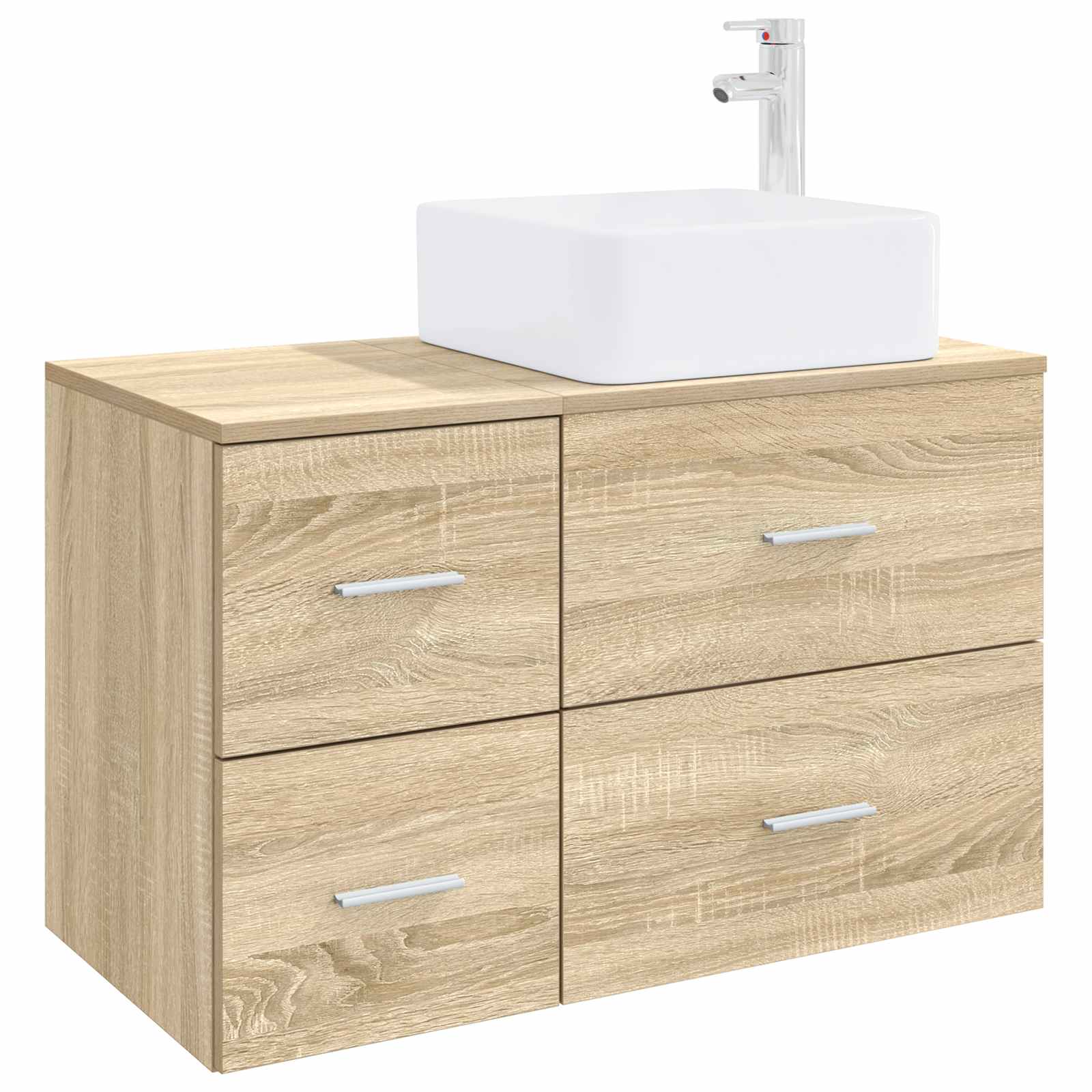 Set namještaja za kupaonicu 2 pcs Hrast sonoma