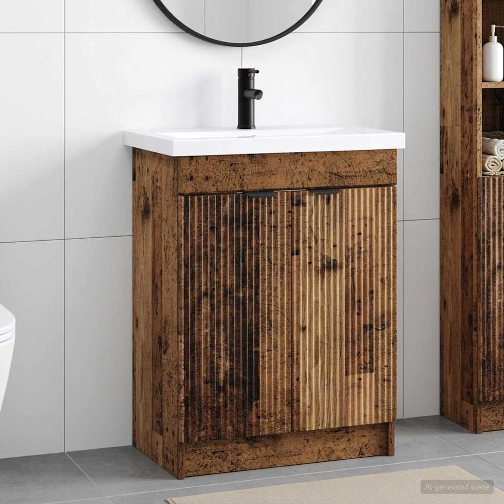 Set namještaja za kupaonicu Staro drvo 78,5 x 37,5 x 81 cm
