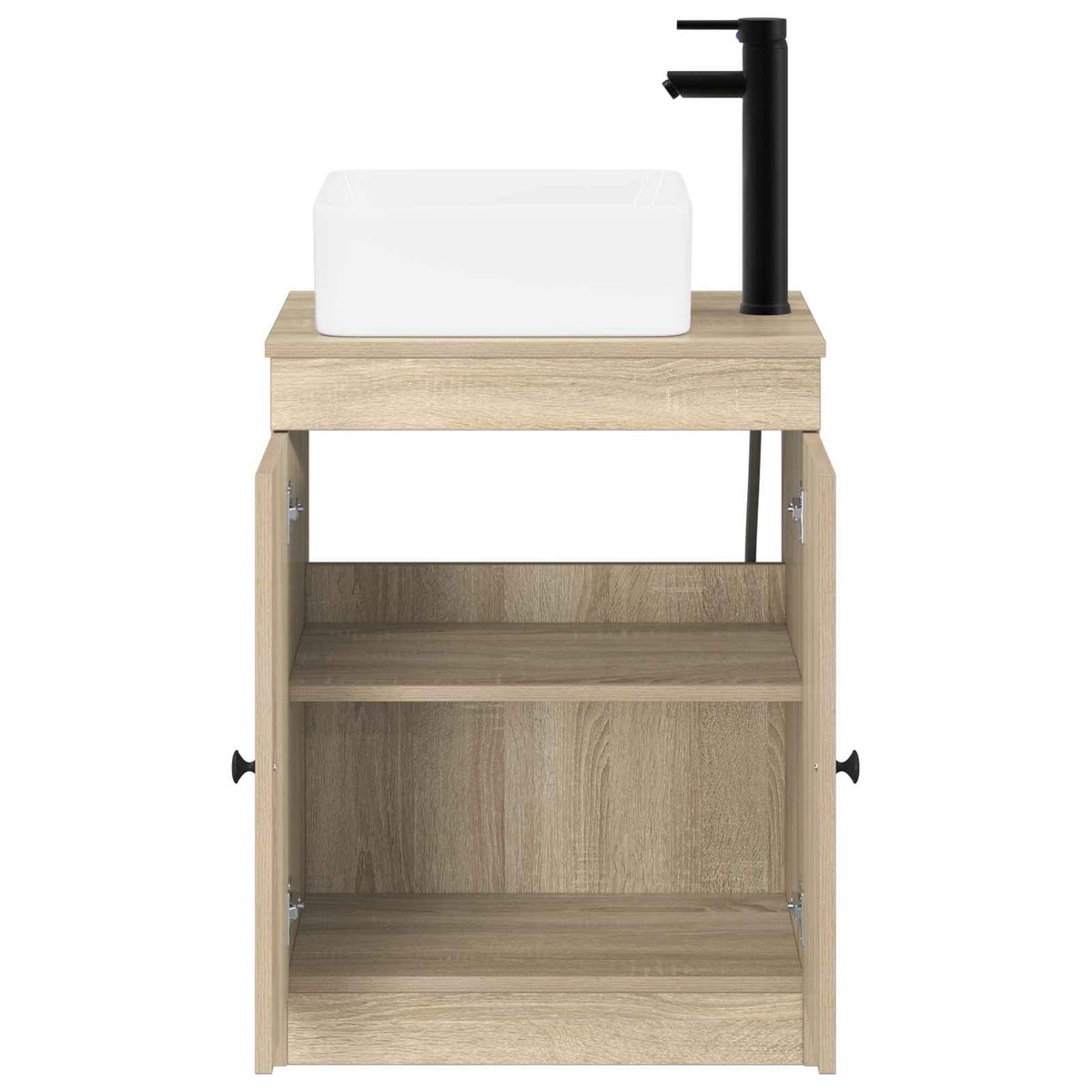 Set namještaja za kupaonicu Hrast sonoma Konstruirano drvo