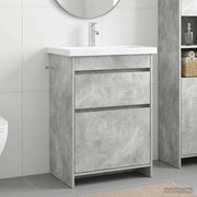 Set namještaja za kupaonicu Betonska siva 61 x 40 x 84,5 cm