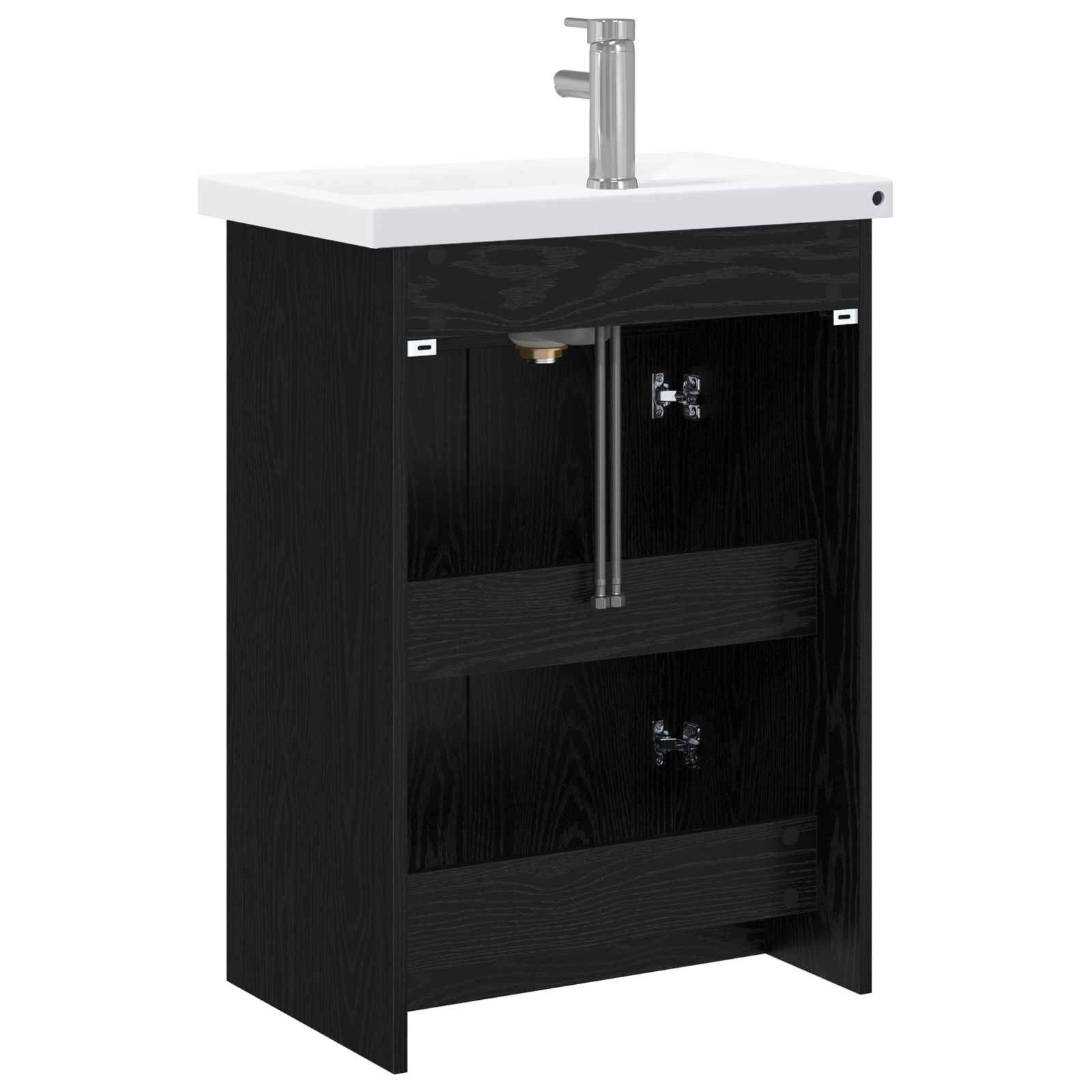 Set namještaja za kupaonicu Crni hrast 61 x 40 x 84,5 cm