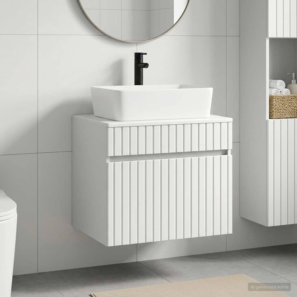 Set namještaja za kupaonicu Bijela Konstruirano drvo 59 x 44,5 x 50 cm