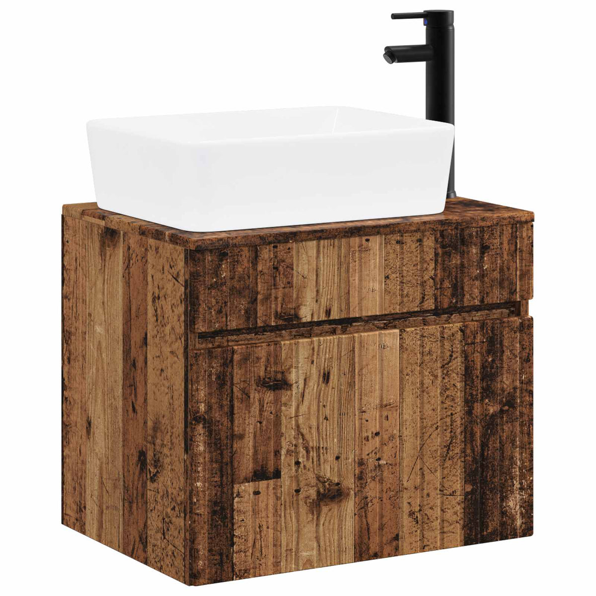Set namještaja za kupaonicu Staro drvo Konstruirano drvo Smeđa 59 x 44,5 x 50 cm