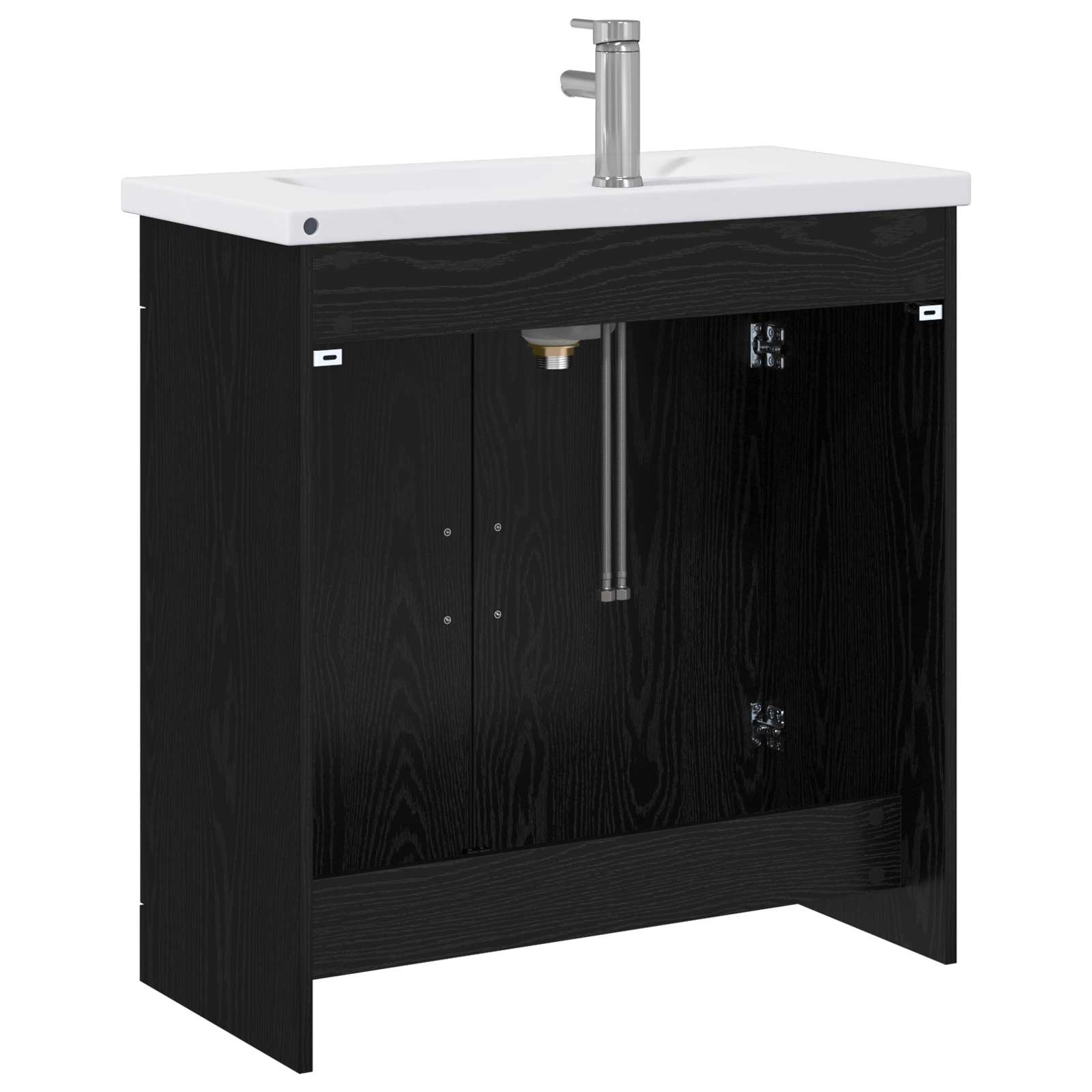 Set namještaja za kupaonicu Crni hrast 81 x 40 x 84,5 cm