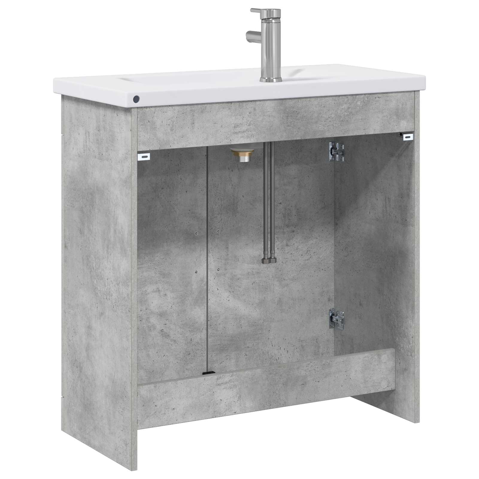 Set namještaja za kupaonicu Betonska siva 81 x 40 x 84,5 cm