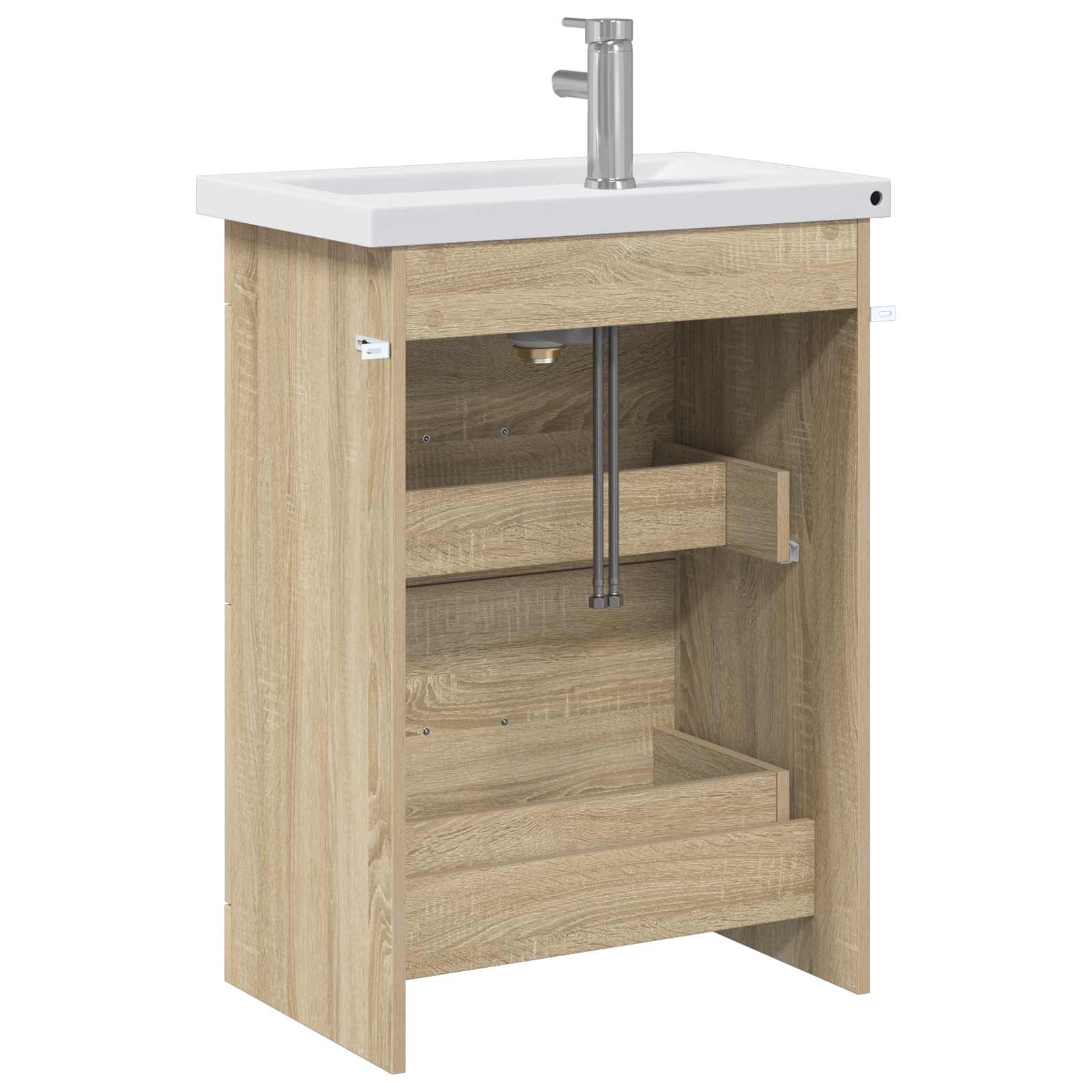 Set namještaja za kupaonicu Hrast sonoma 61 x 40 x 84,5 cm