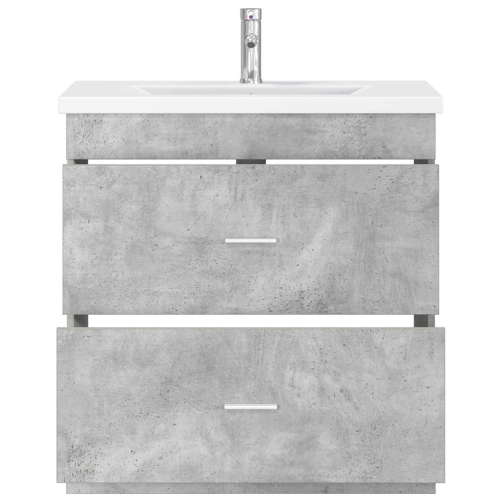 Set namještaja za kupaonicu Betonska siva 81 x 40 x 84,5 cm