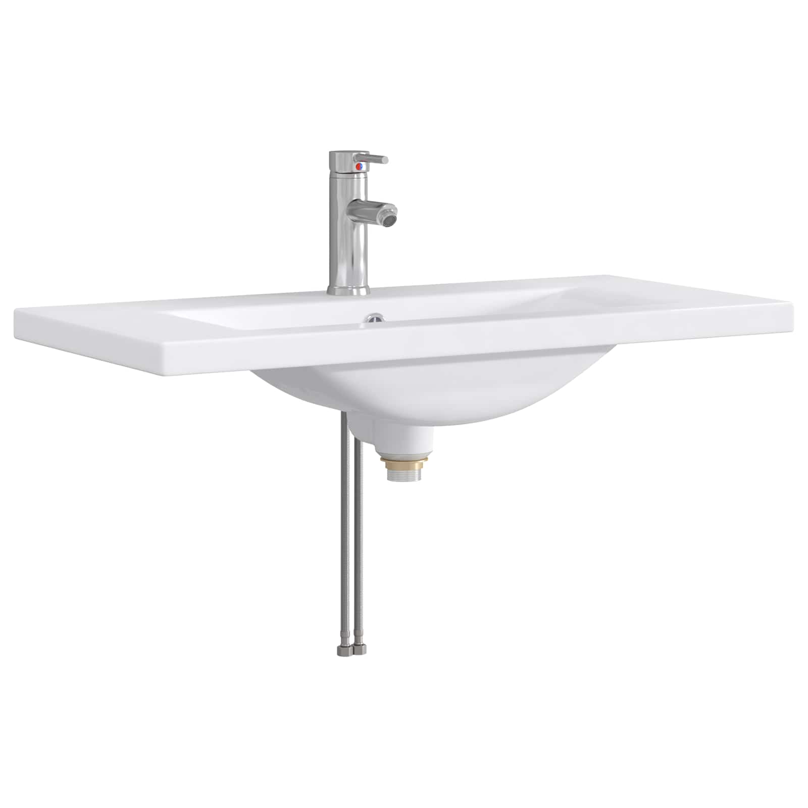 Set namještaja za kupaonicu Betonska siva 81 x 40 x 84,5 cm