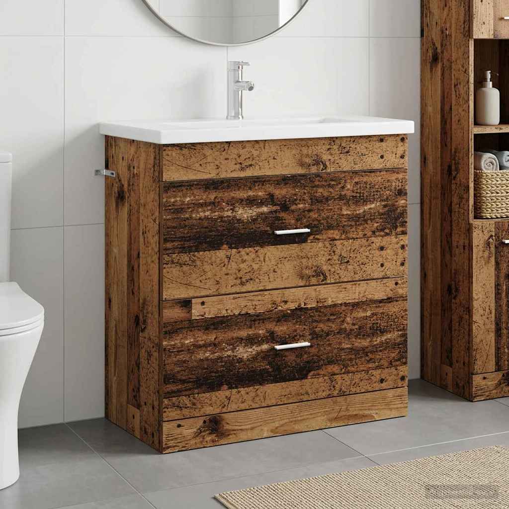 Set namještaja za kupaonicu Staro drvo 81 x 40 x 84,5 cm