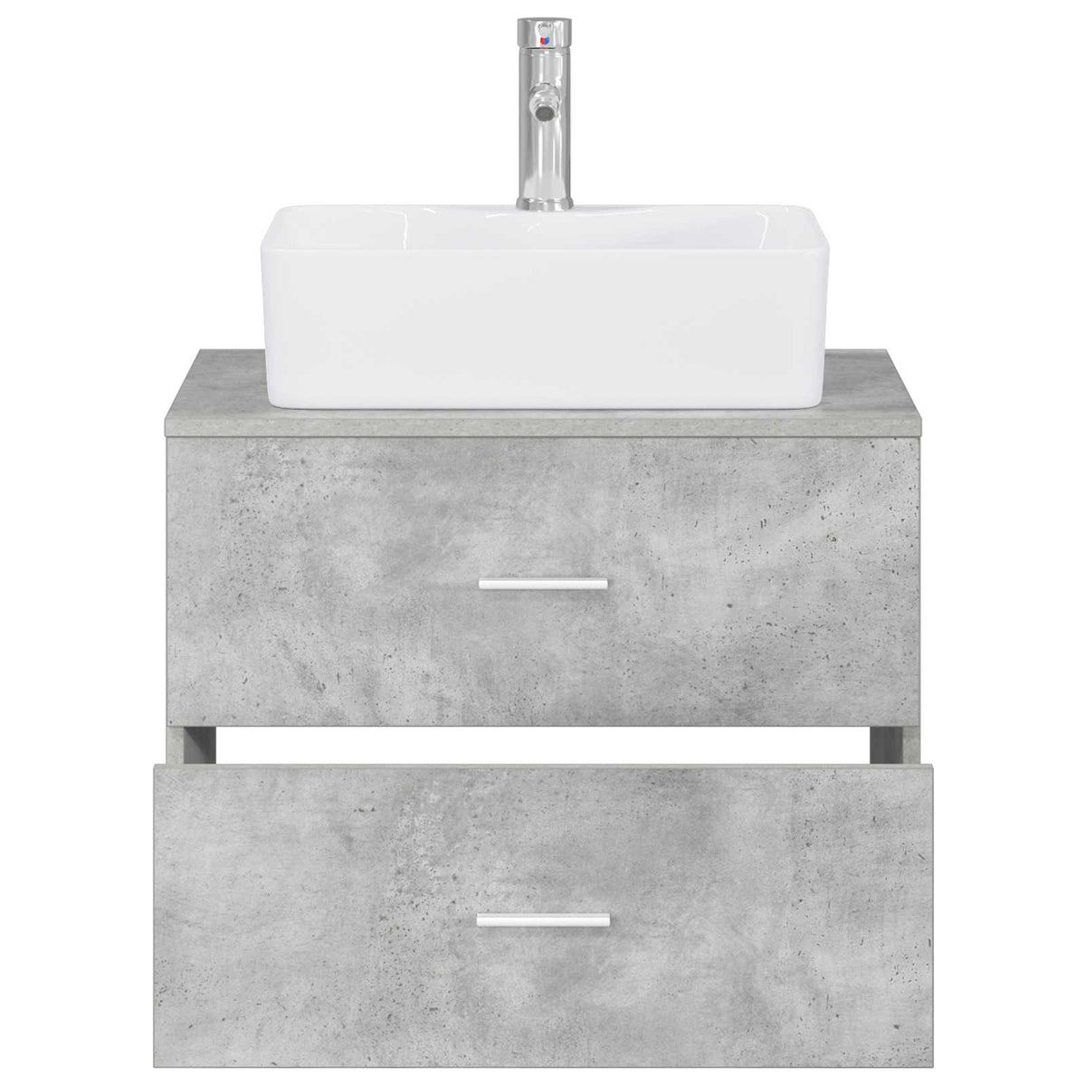 Set namještaja za kupaonicu Betonska siva Konstruirano drvo 62.5 x 44.5 x 50 cm