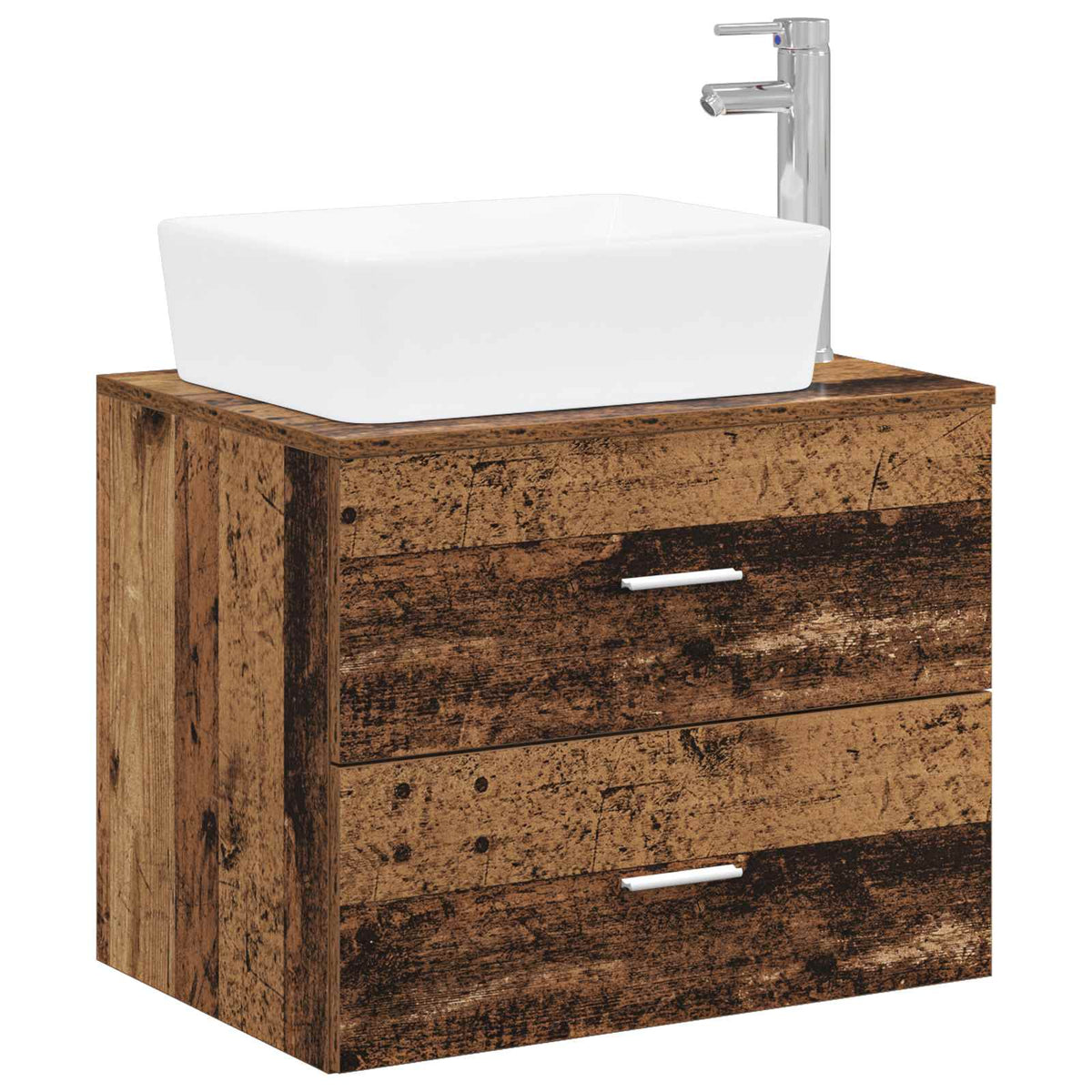 Set namještaja za kupaonicu Staro drvo Konstruirano drvo Smeđa 62.5 x 44.5 x 50 cm