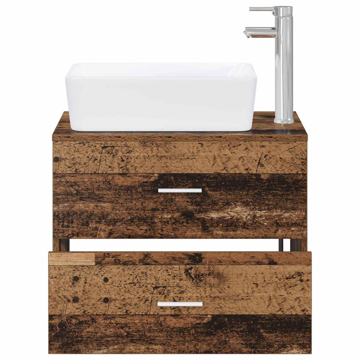 Set namještaja za kupaonicu Staro drvo Konstruirano drvo Smeđa 62.5 x 44.5 x 50 cm
