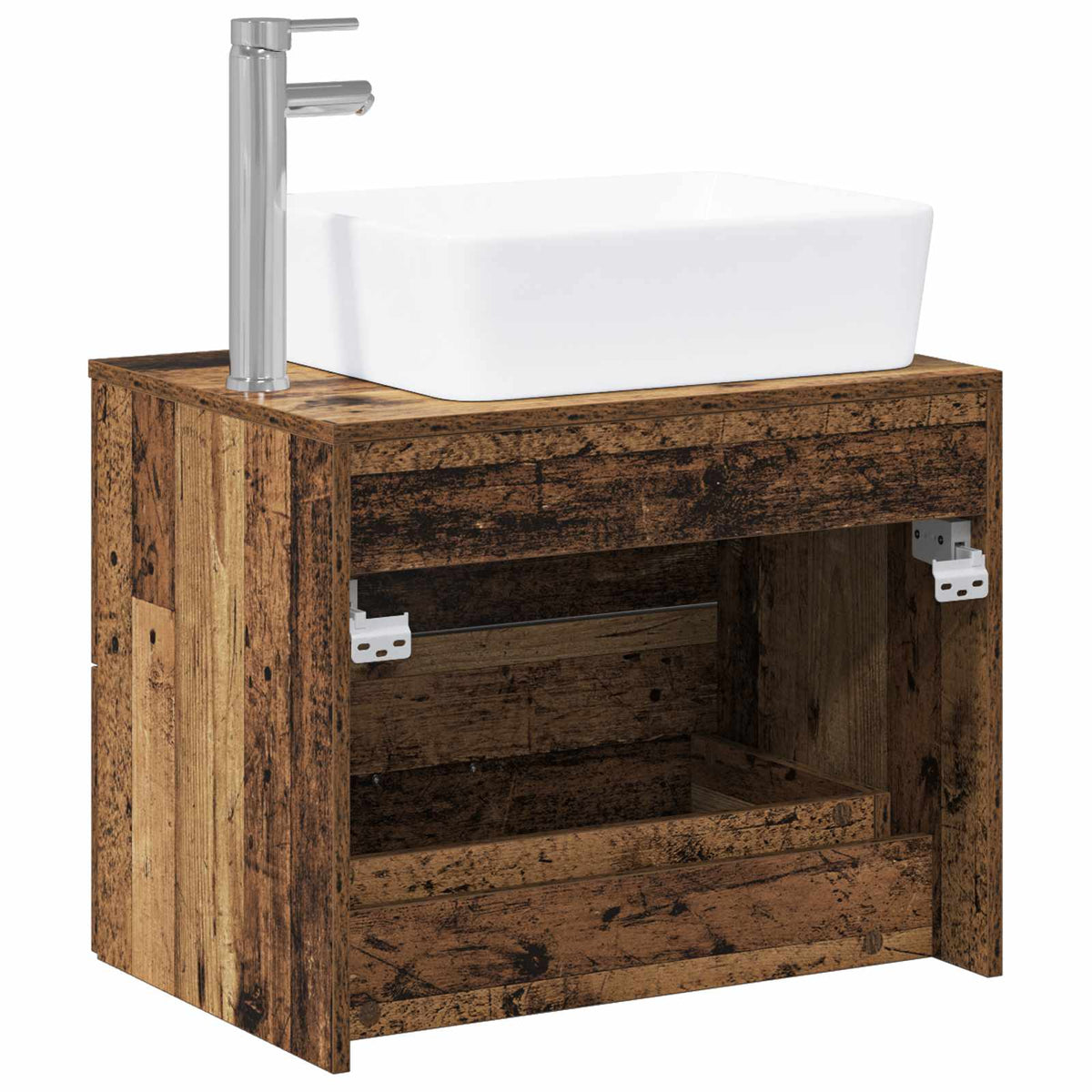 Set namještaja za kupaonicu Staro drvo Konstruirano drvo Smeđa 62.5 x 44.5 x 50 cm