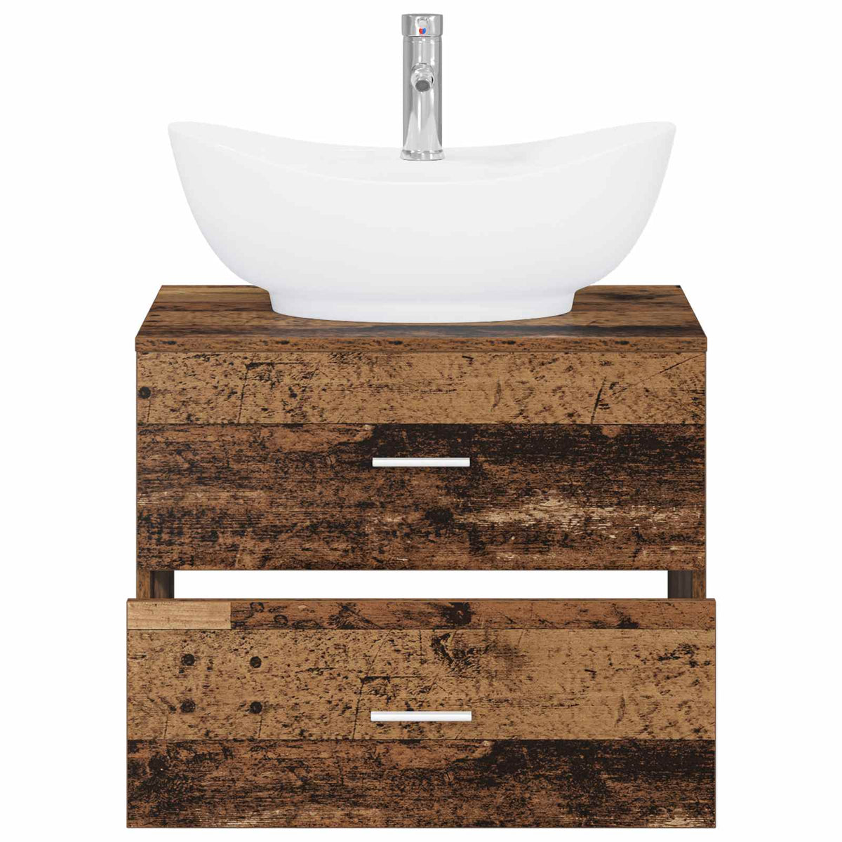 Set namještaja za kupaonicu Staro drvo Konstruirano drvo Smeđa 62.5 x 44.5 x 50 cm