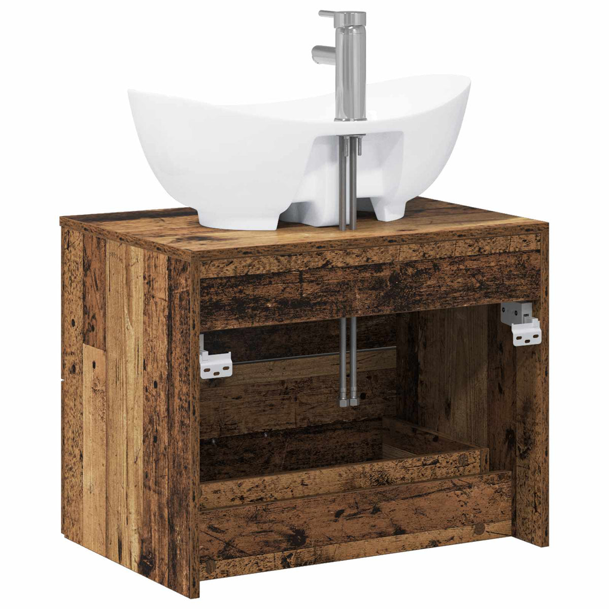 Set namještaja za kupaonicu Staro drvo Konstruirano drvo Smeđa 62.5 x 44.5 x 50 cm