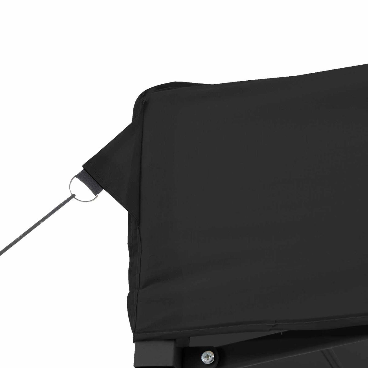 Šator za zabave 292 x 580 x 315 cm Crna Oxford tkanina