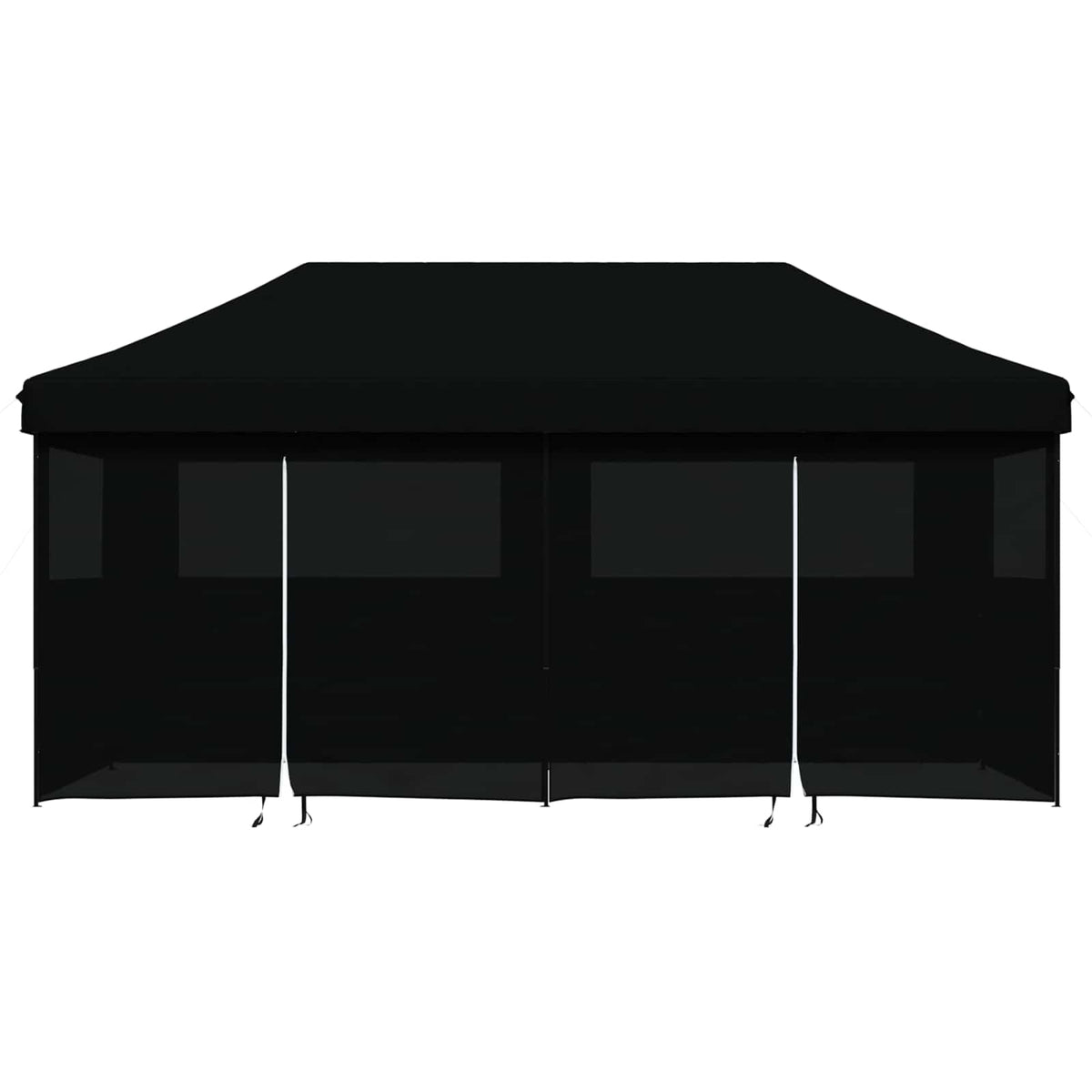 Šator za zabave 292 x 580 x 315 cm Crna Oxford tkanina