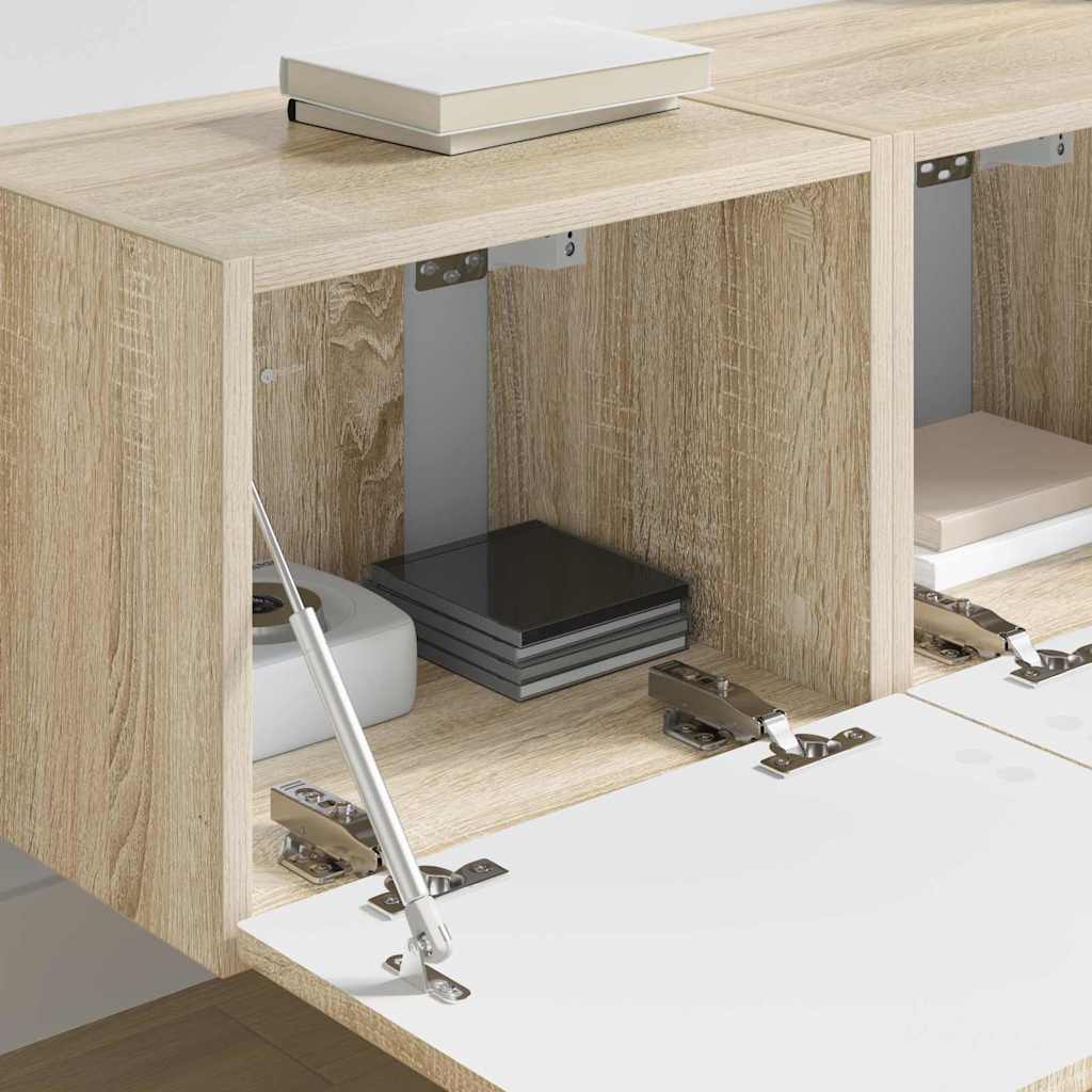 TV zidni ormar 2 pcs Sonoma 39 x 31 x 29,5 cm Konstruirano drvo