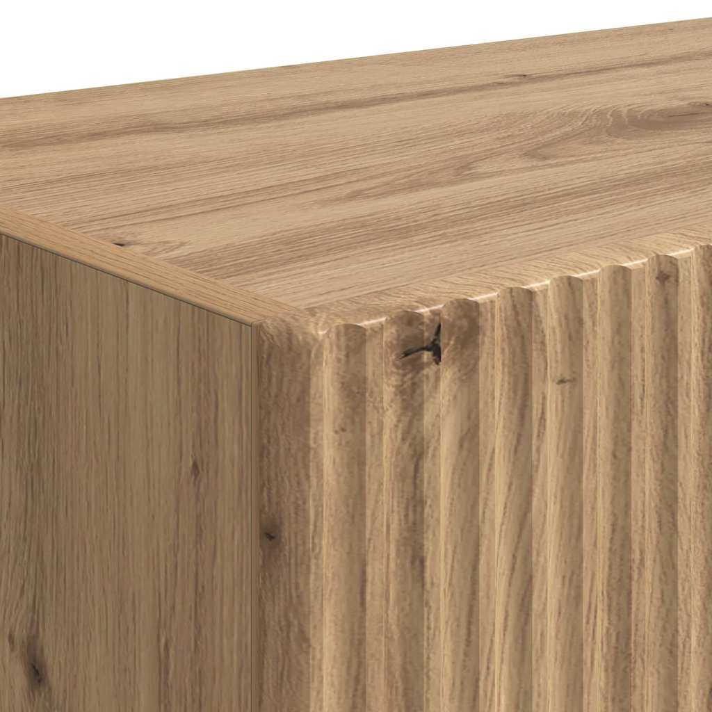 TV zidni ormar 2 pcs Umjetnička hrastovina 39 x 31 x 29,5 cm