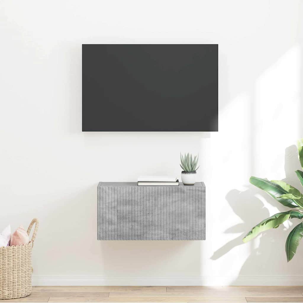 TV zidni ormar Zidne Beton 60 x 31 x 29,5 cm Konstruirano drvo