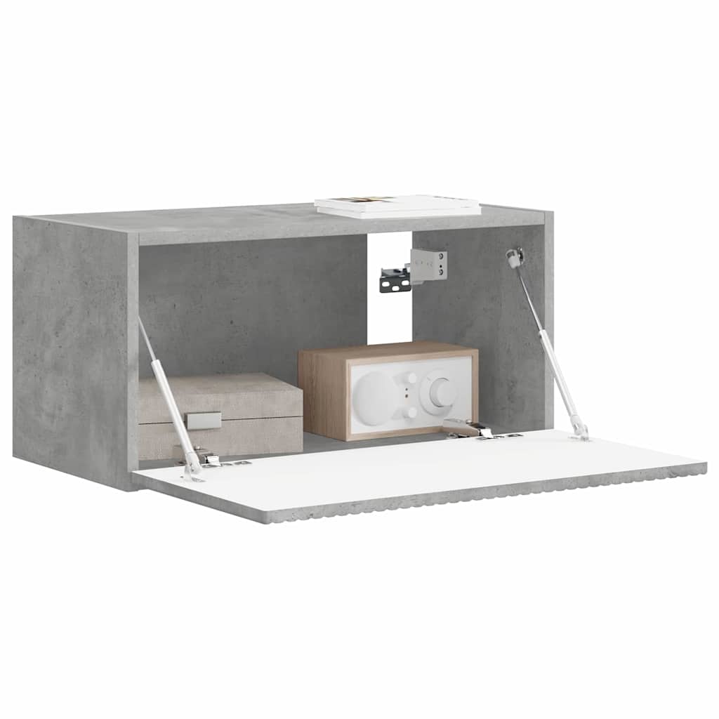 TV zidni ormar Zidne Beton 60 x 31 x 29,5 cm Konstruirano drvo