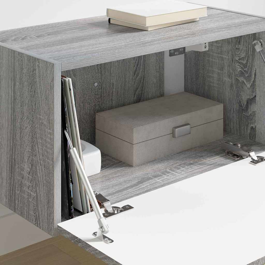 TV zidni ormar Siva Sonoma 60 x 31 x 29,5 cm Konstruirano drvo
