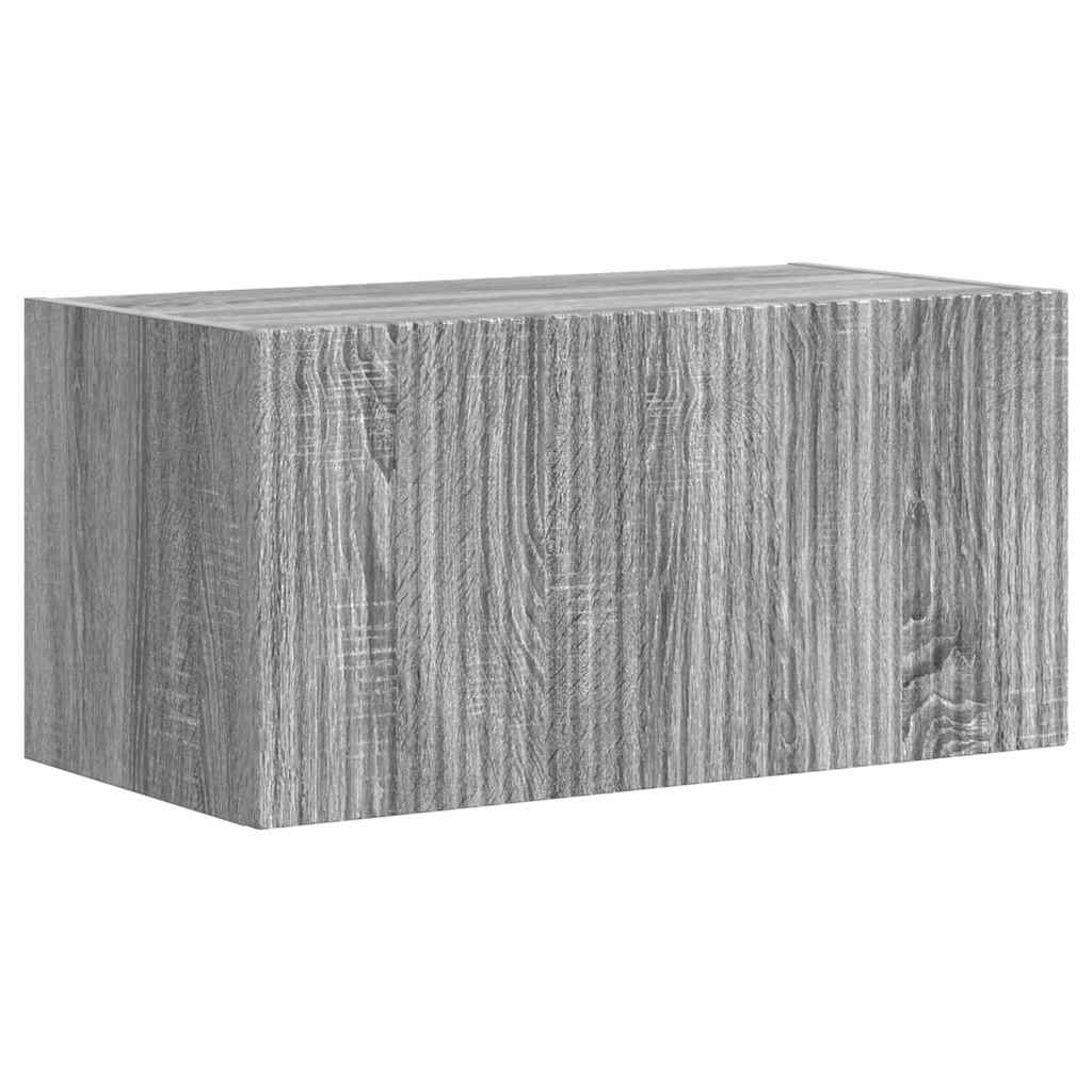 TV zidni ormar Siva Sonoma 60 x 31 x 29,5 cm Konstruirano drvo