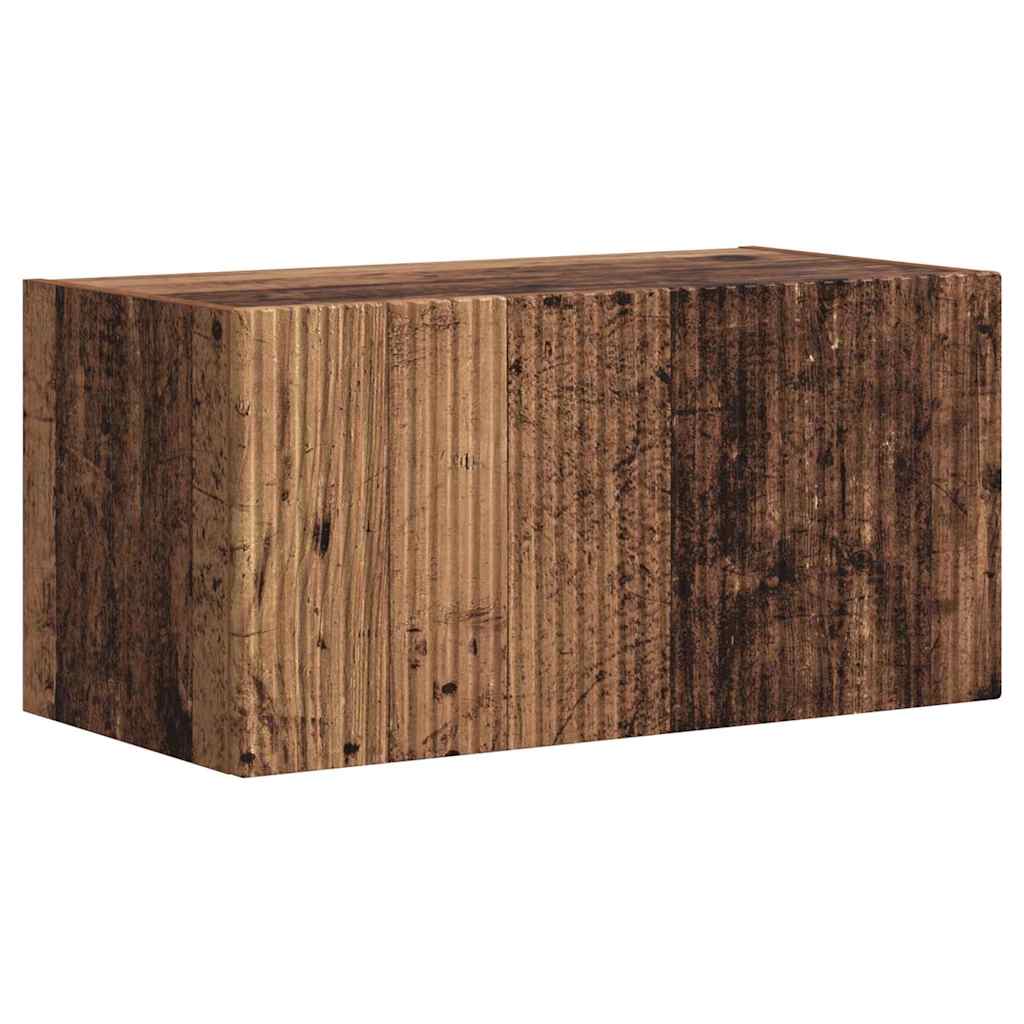 TV zidni ormar Zidne 2 pcs Staro drvo 60 x 31 x 29,5 cm