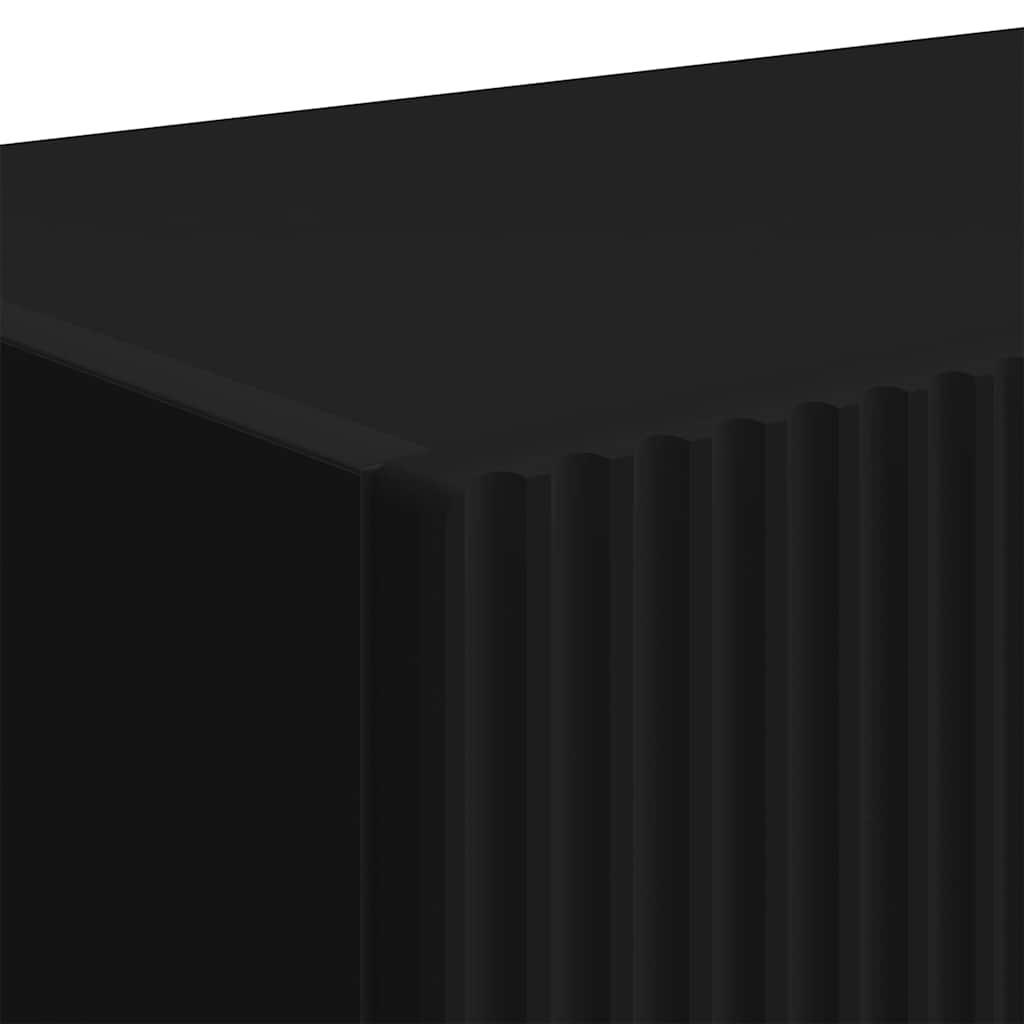 TV zidni ormar Zidne Crna 78,5 x 31 x 29,5 cm Konstruirano drvo