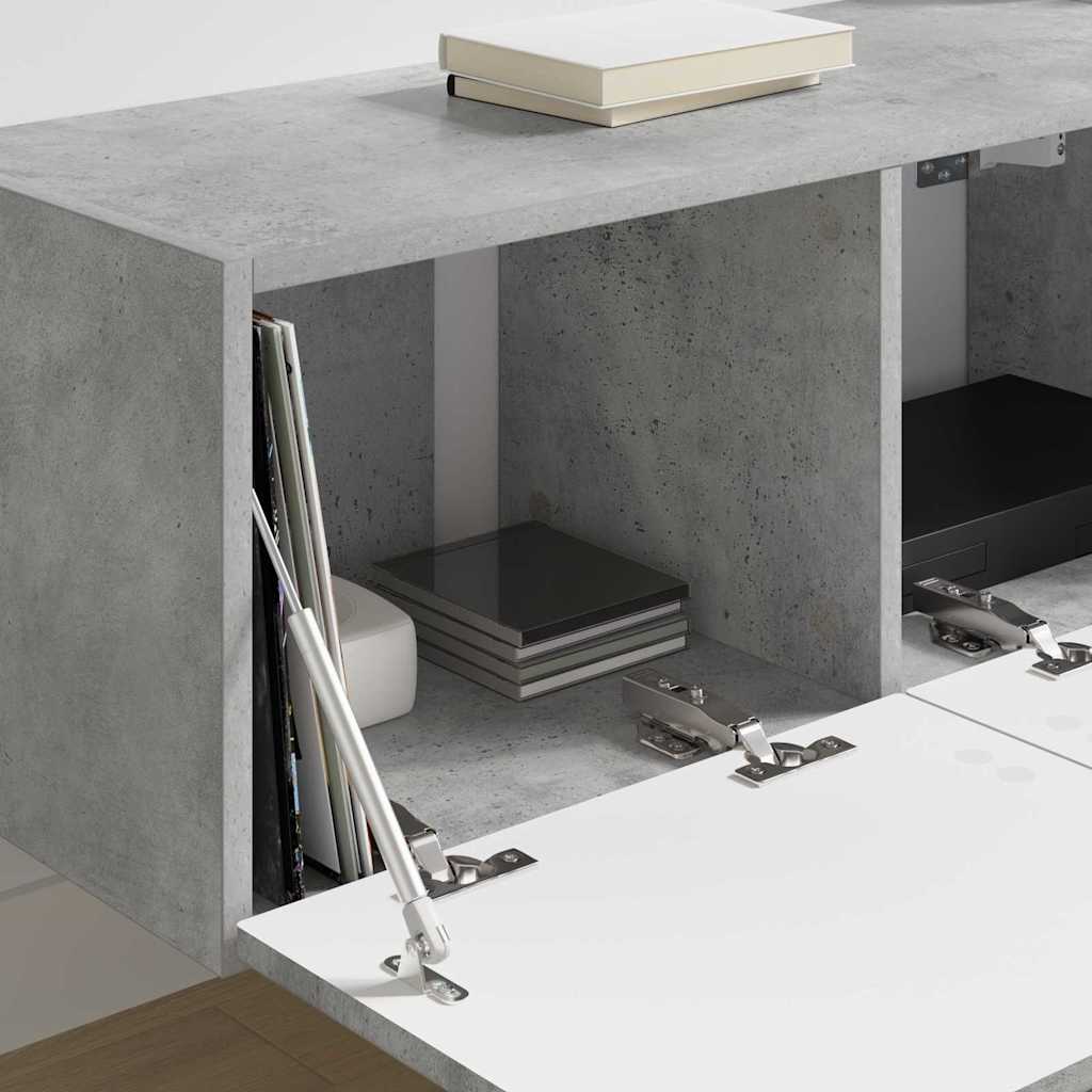 TV zidni ormar Beton 78,5 x 31 x 29,5 cm Konstruirano drvo