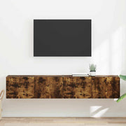TV zidni ormar Zidne 2 pcs Dimljeni hrast 78,5 x 31 x 29,5 cm