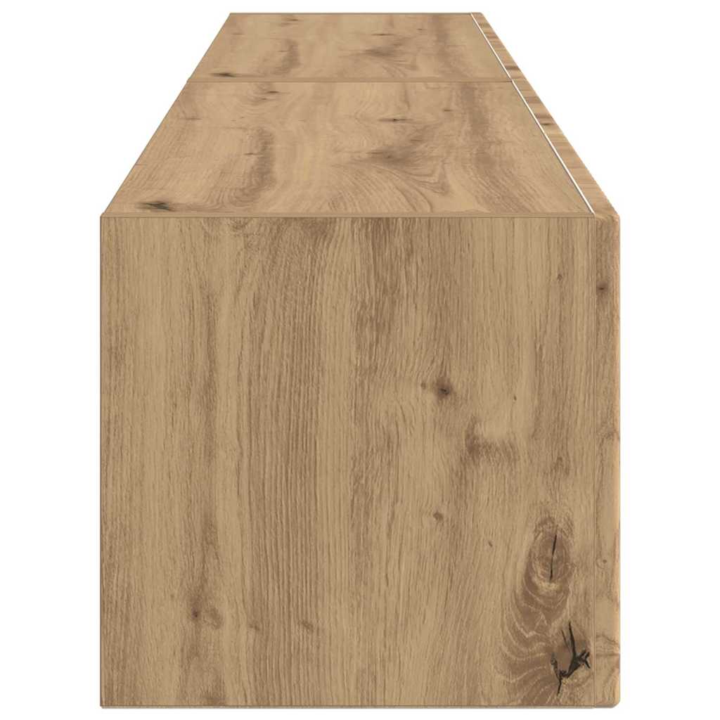 TV zidni ormar 2 pcs Umjetnička hrastovina 78,5 x 31 x 29,5 cm