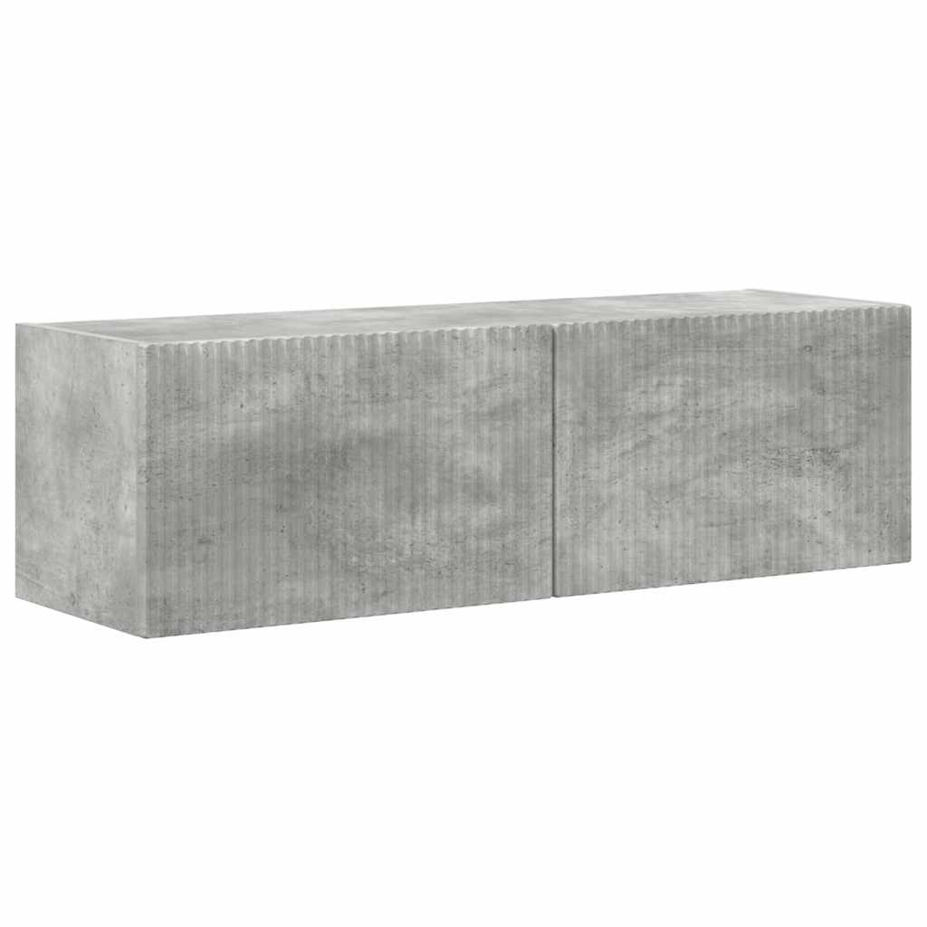 TV zidni ormar 2 pcs Beton 98 x 31 x 29,5 cm Konstruirano drvo