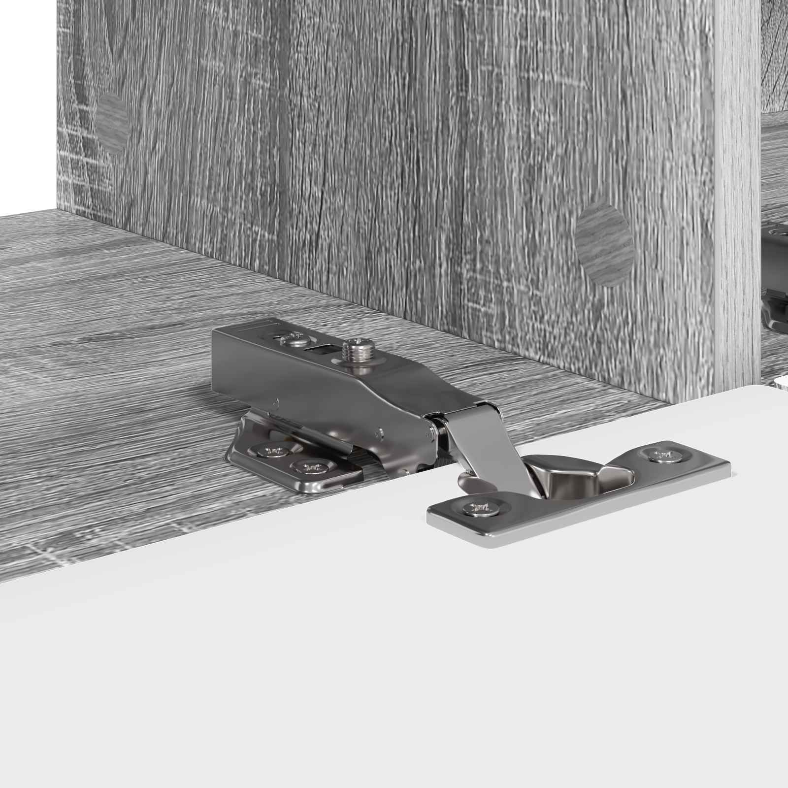 TV zidni ormar Zidne 2 pcs Siva Sonoma 98 x 31 x 29,5 cm