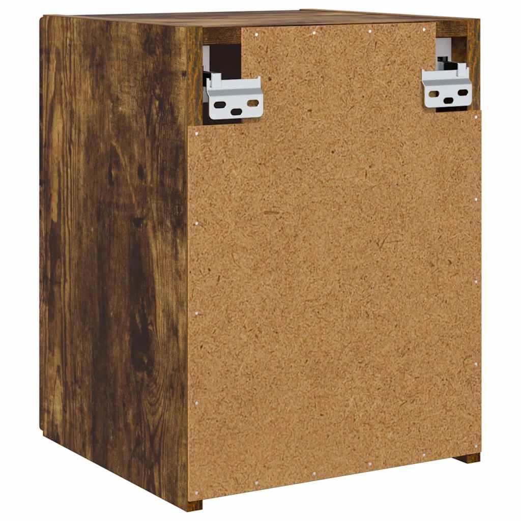 TV zidni ormar Zidne 2 pcs Dimljeni hrast 30 x 31 x 40 cm