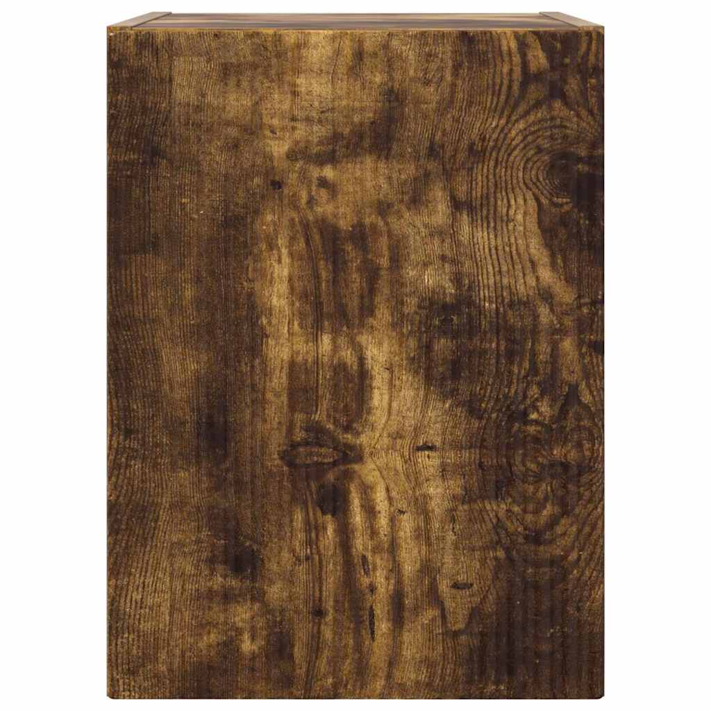 TV zidni ormar Zidne 2 pcs Dimljeni hrast 30 x 31 x 40 cm