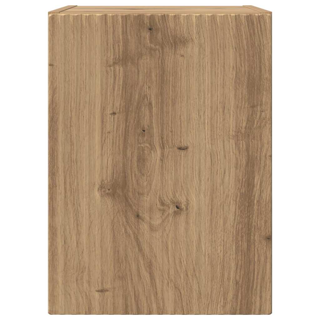 TV zidni ormar 2 pcs Umjetnička hrastovina 30 x 31 x 40 cm