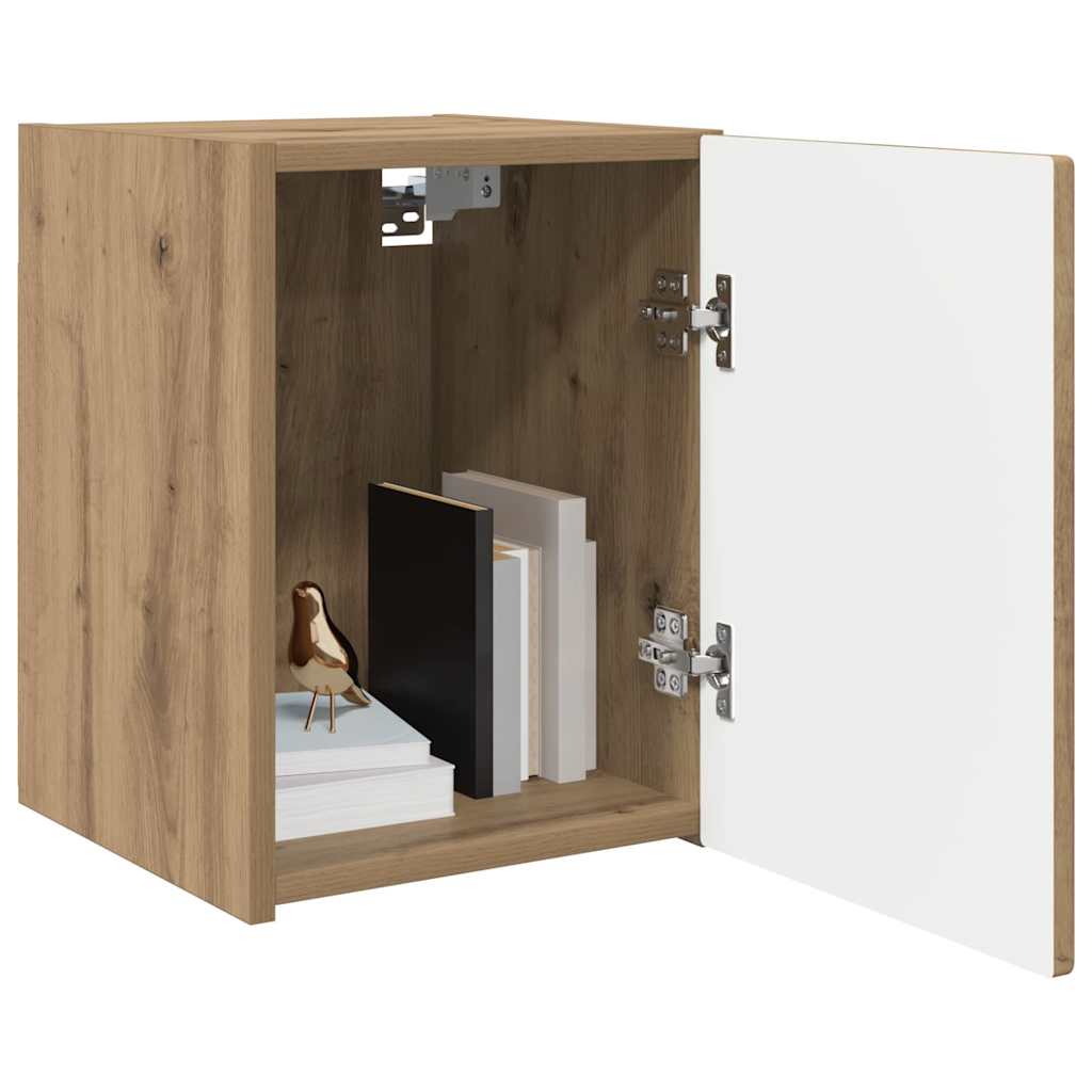 TV zidni ormar 2 pcs Umjetnička hrastovina 30 x 31 x 40 cm