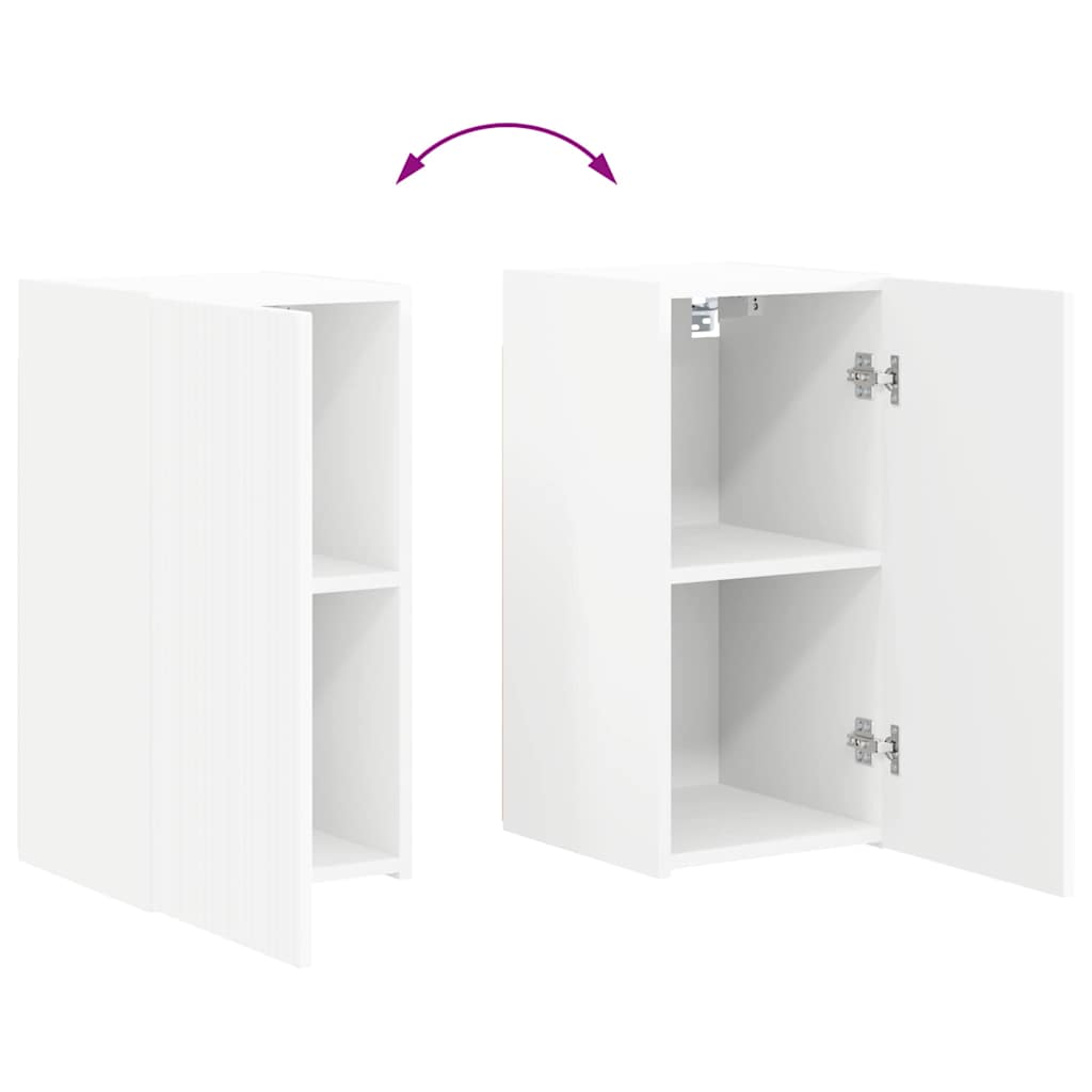TV zidni ormar 2 pcs Bijelo 30 x 31 x 60 cm Konstruirano drvo
