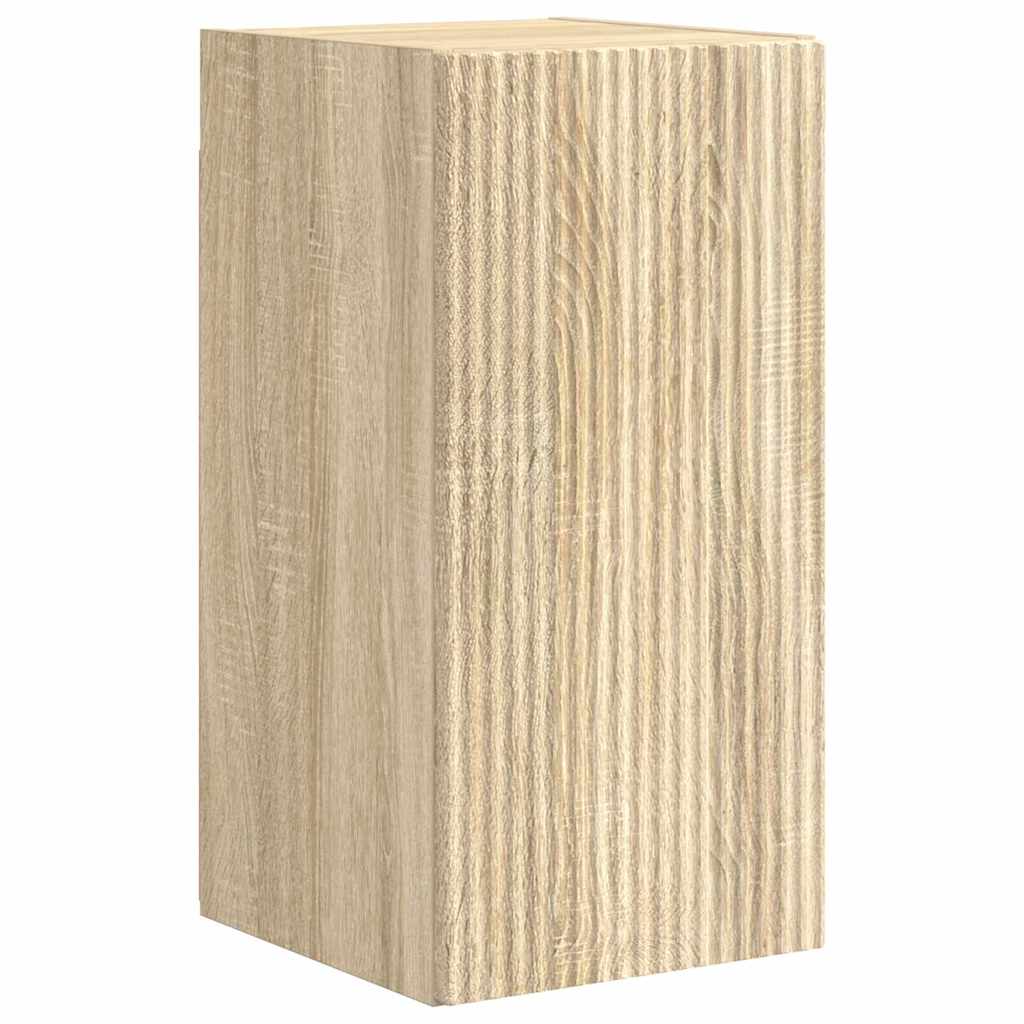 TV zidni ormar 2 pcs Sonoma 30 x 31 x 60 cm Konstruirano drvo