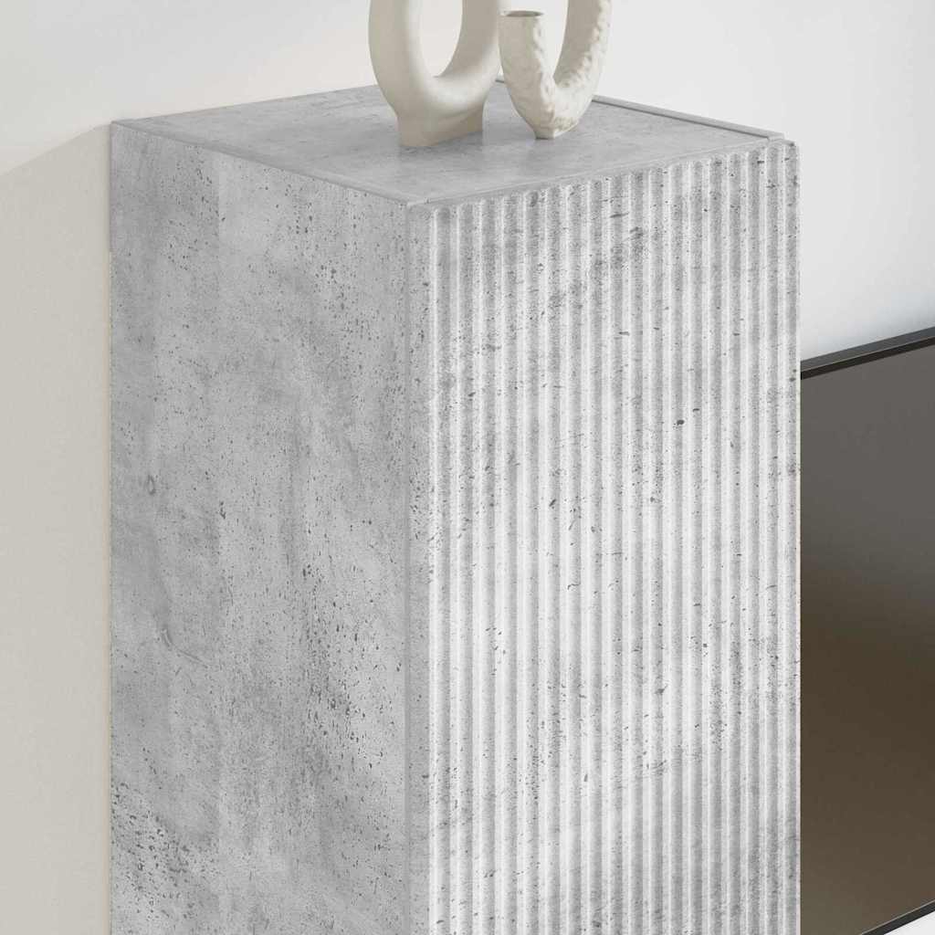 TV zidni ormar 2 pcs Beton 30 x 31 x 60 cm Konstruirano drvo